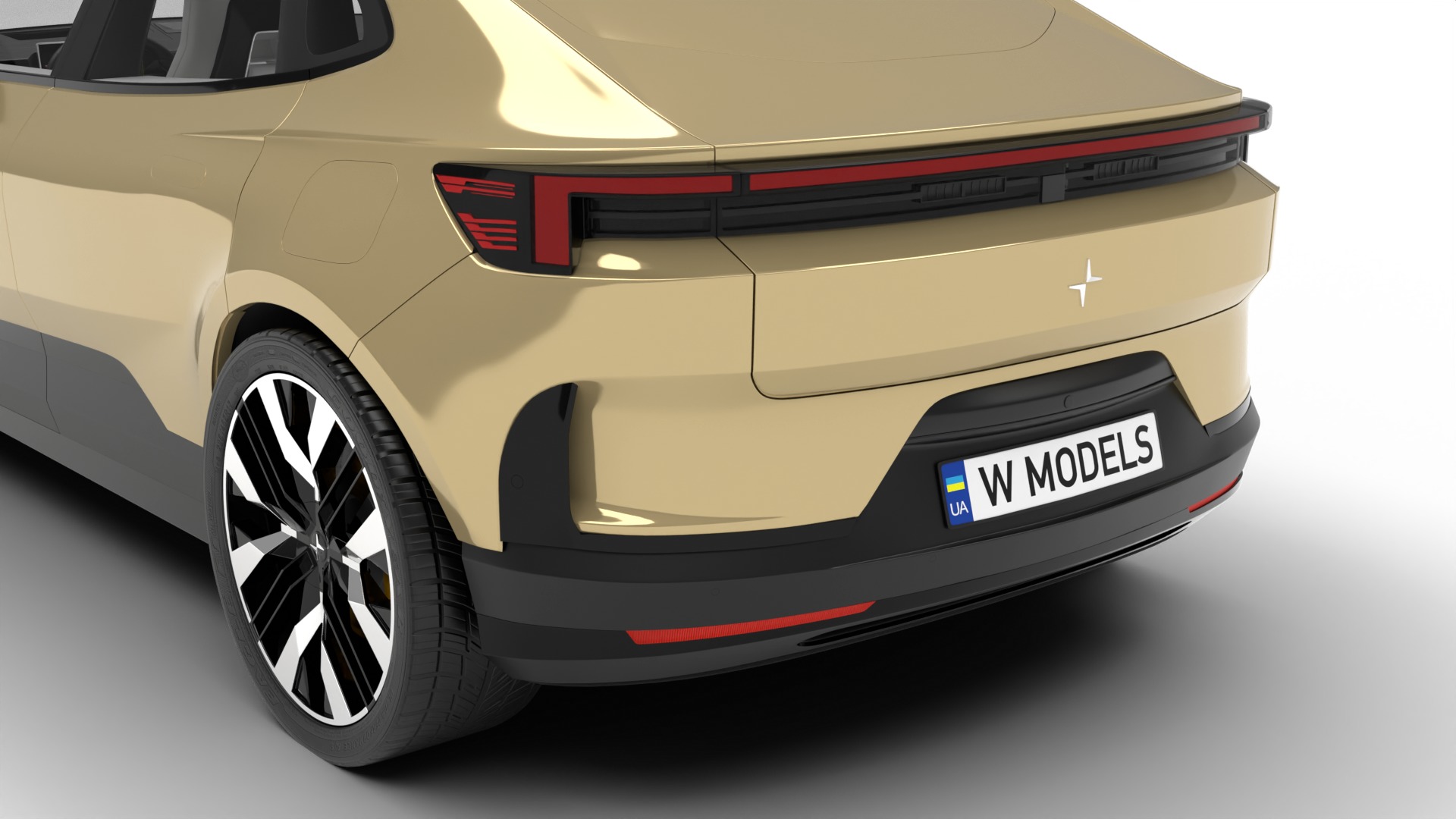Polestar 4 2024 3d model  3D model_5