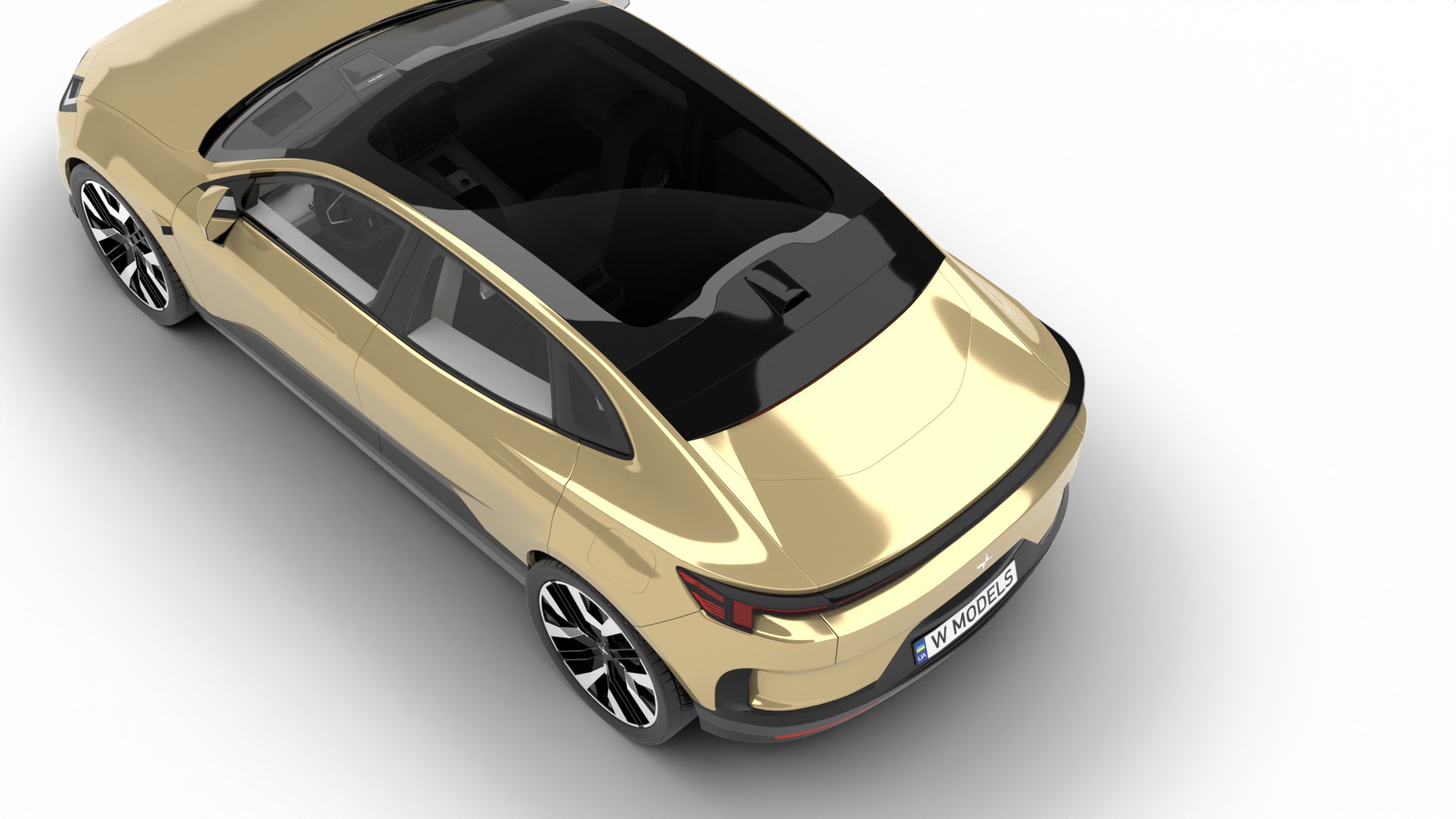 Polestar 4 2024 3d model  3D model_11