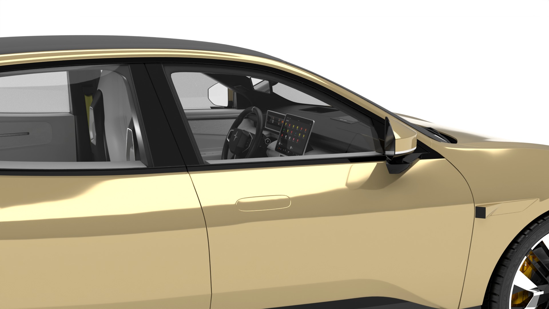 Polestar 4 2024 3d model  3D model_9