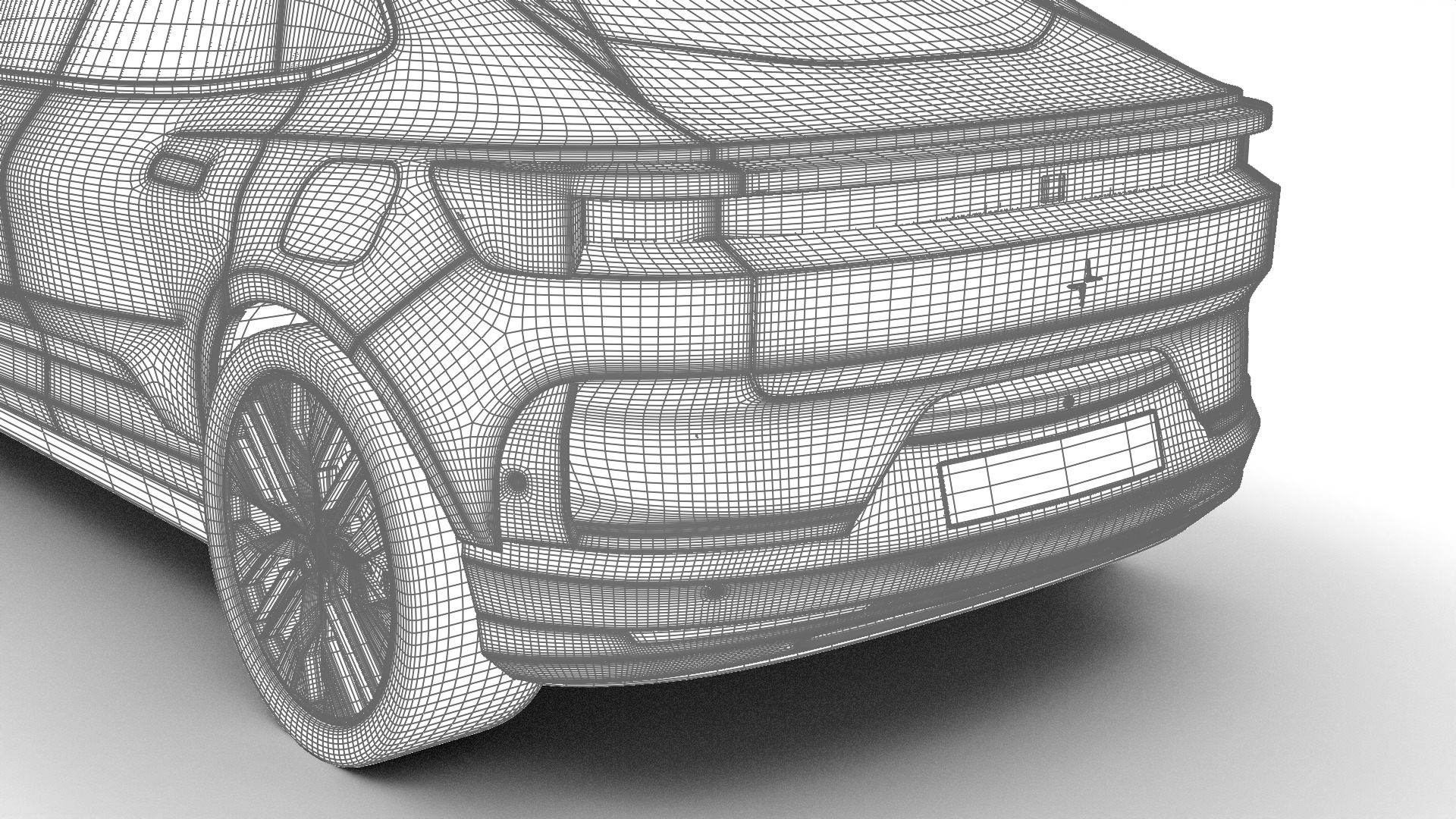 Polestar 4 2024 3d model  3D model_30