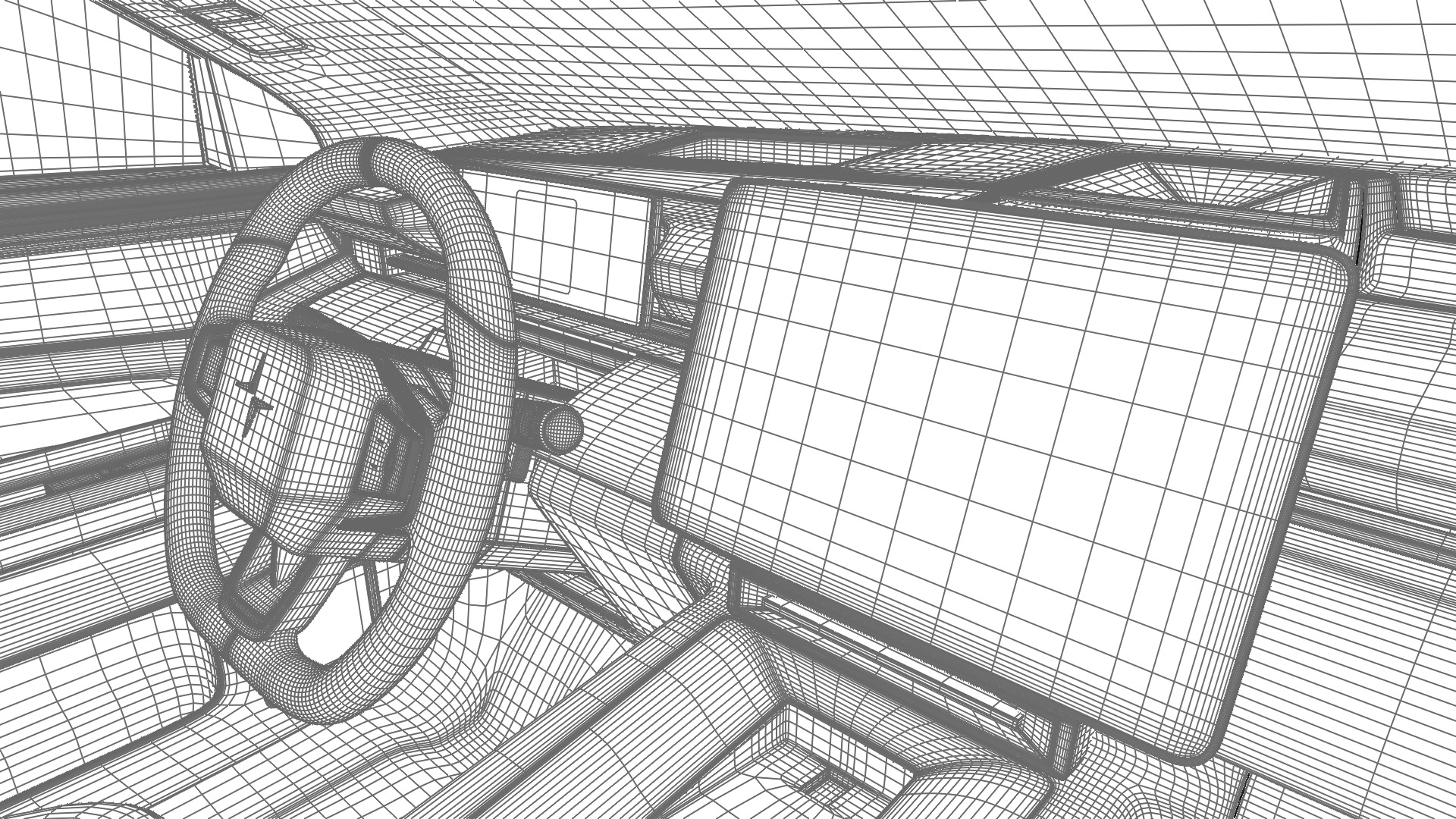 Polestar 4 2024 3d model  3D model_49