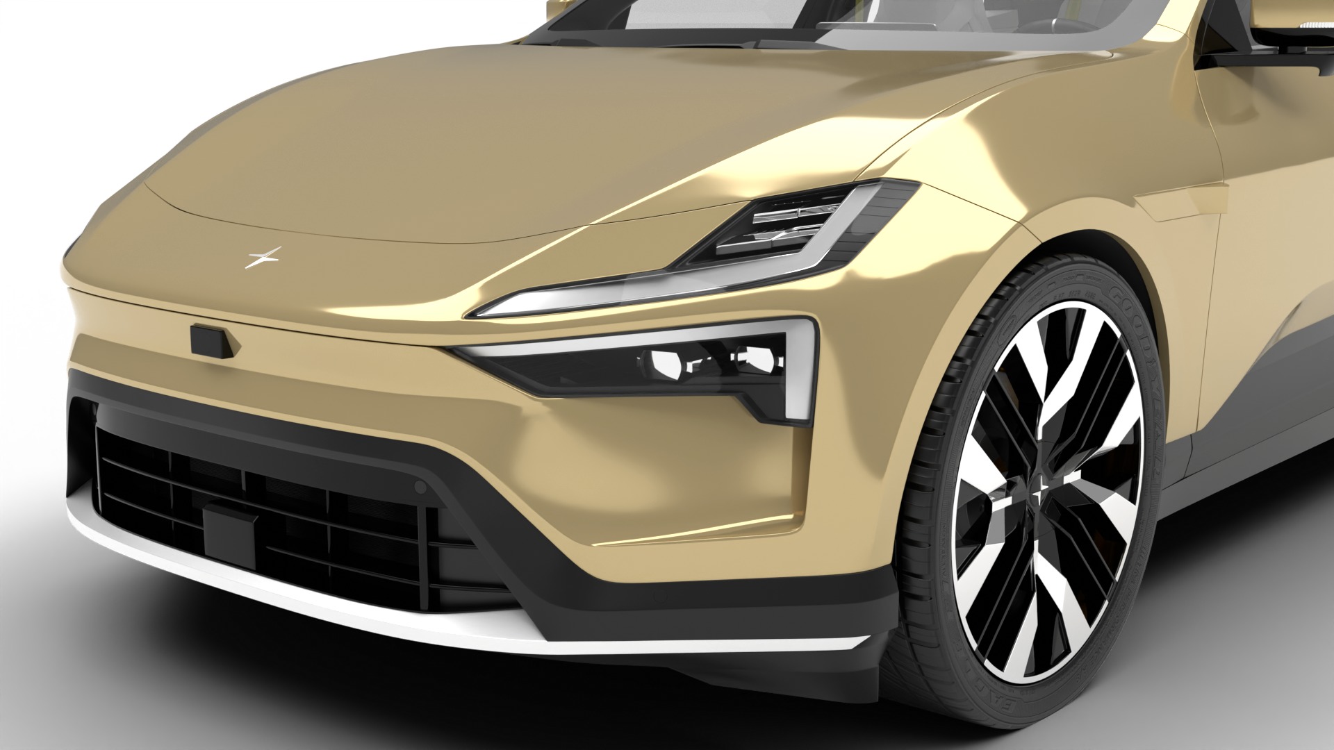 Polestar 4 2024 3d model  3D model_4