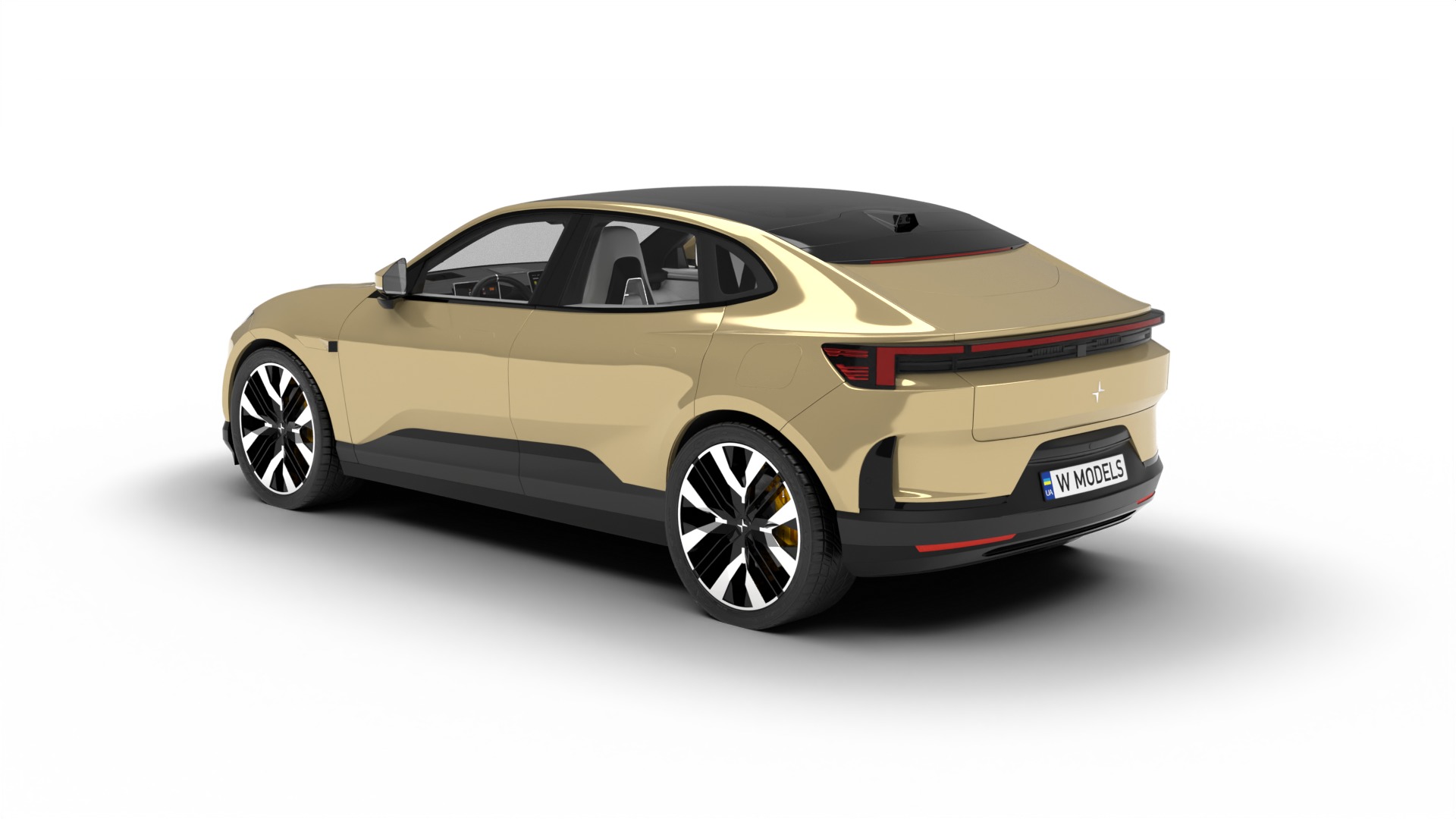 Polestar 4 2024 3d model  3D model_3