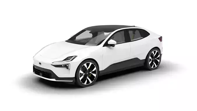 Polestar 4 2024 3d model  3D model
