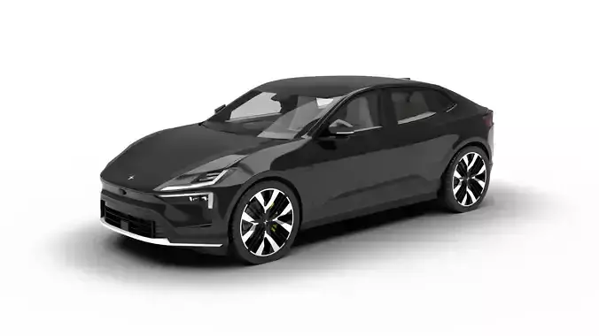 Polestar 4 2024 3d model  3D model