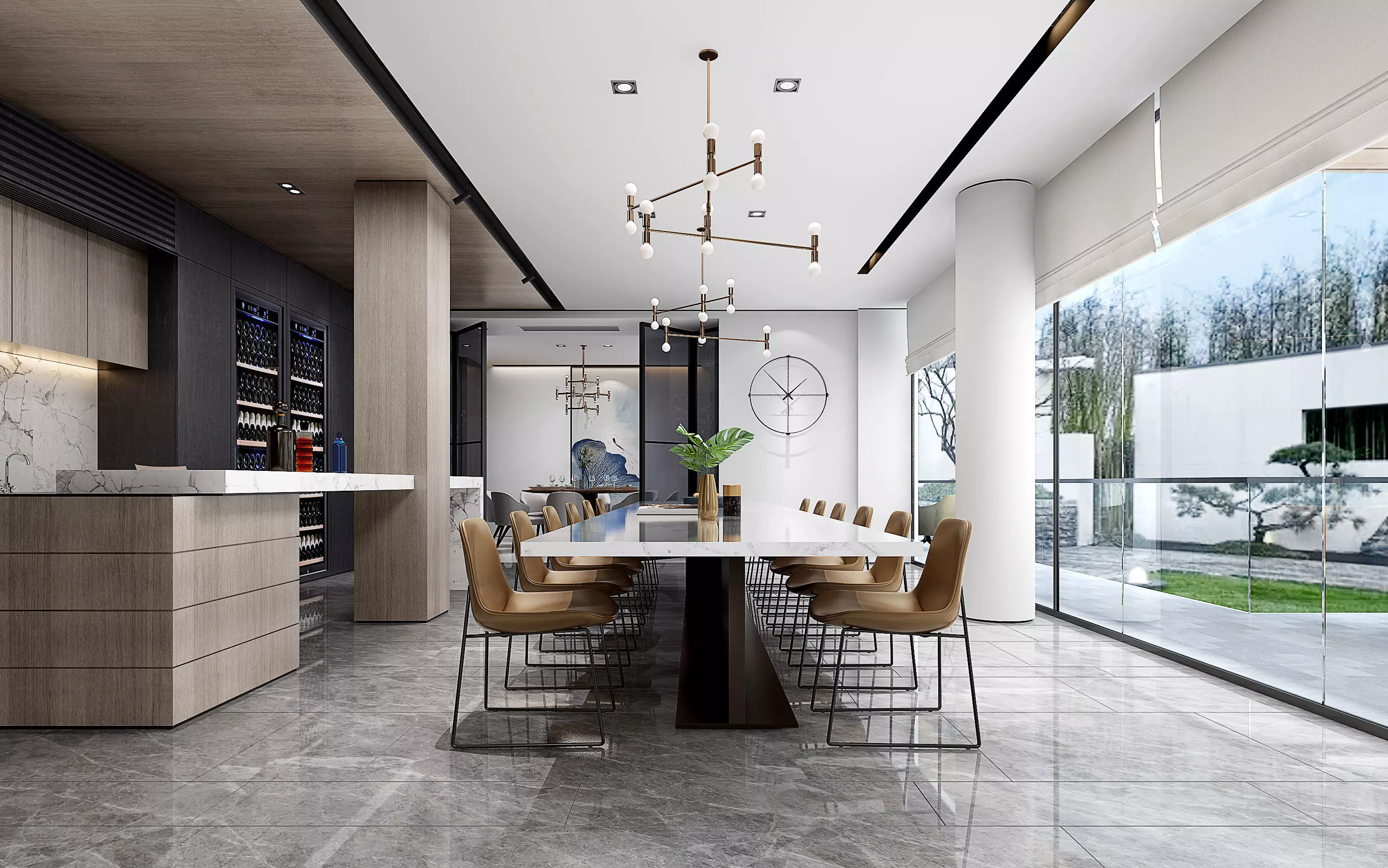 Modern apartment interior 3D model