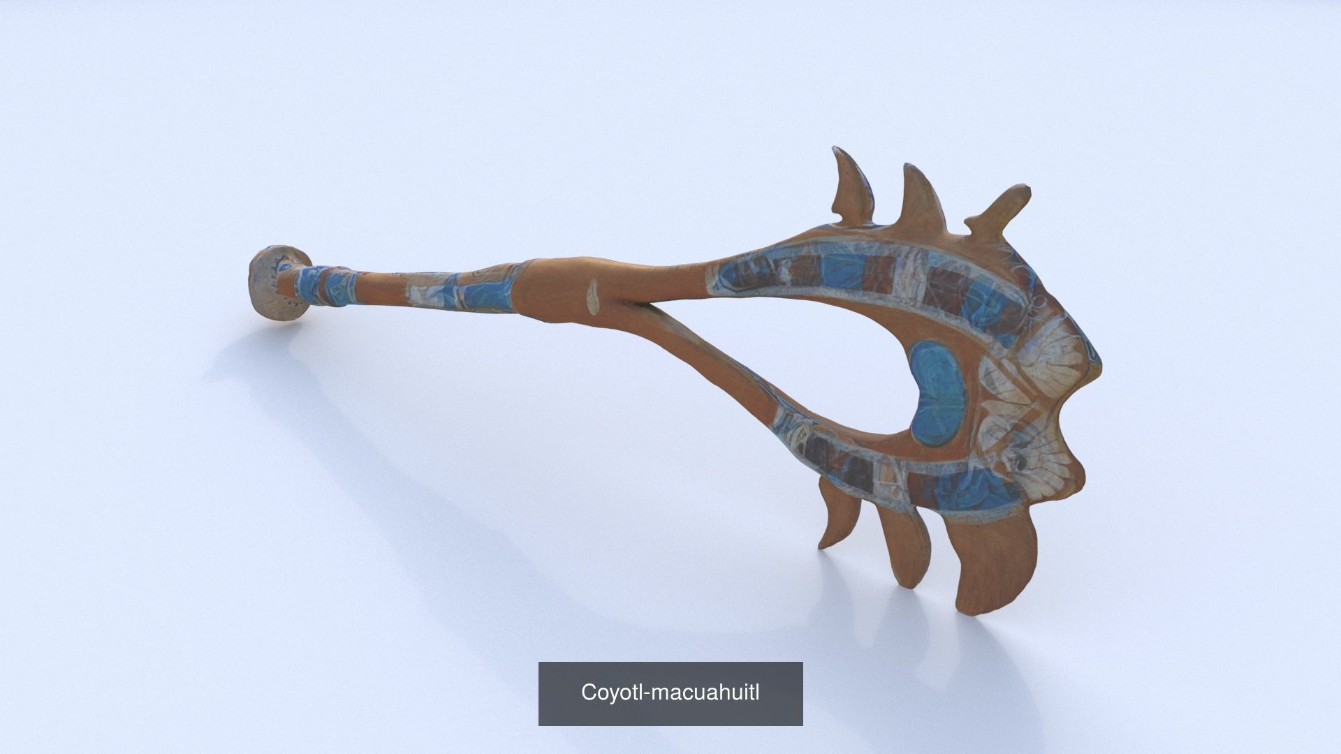 21 items of aztecmayan weapon and armor 3D Model Collection_4