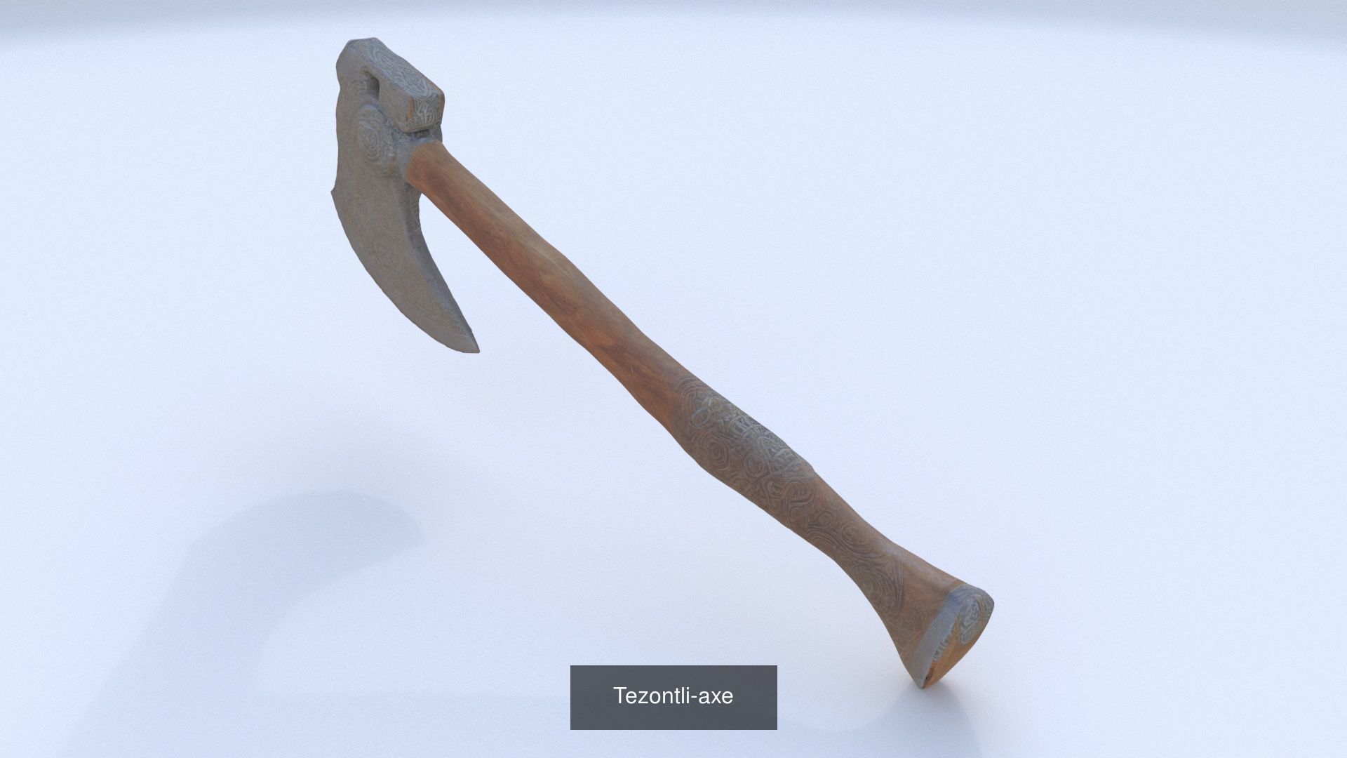 21 items of aztecmayan weapon and armor 3D Model Collection_16
