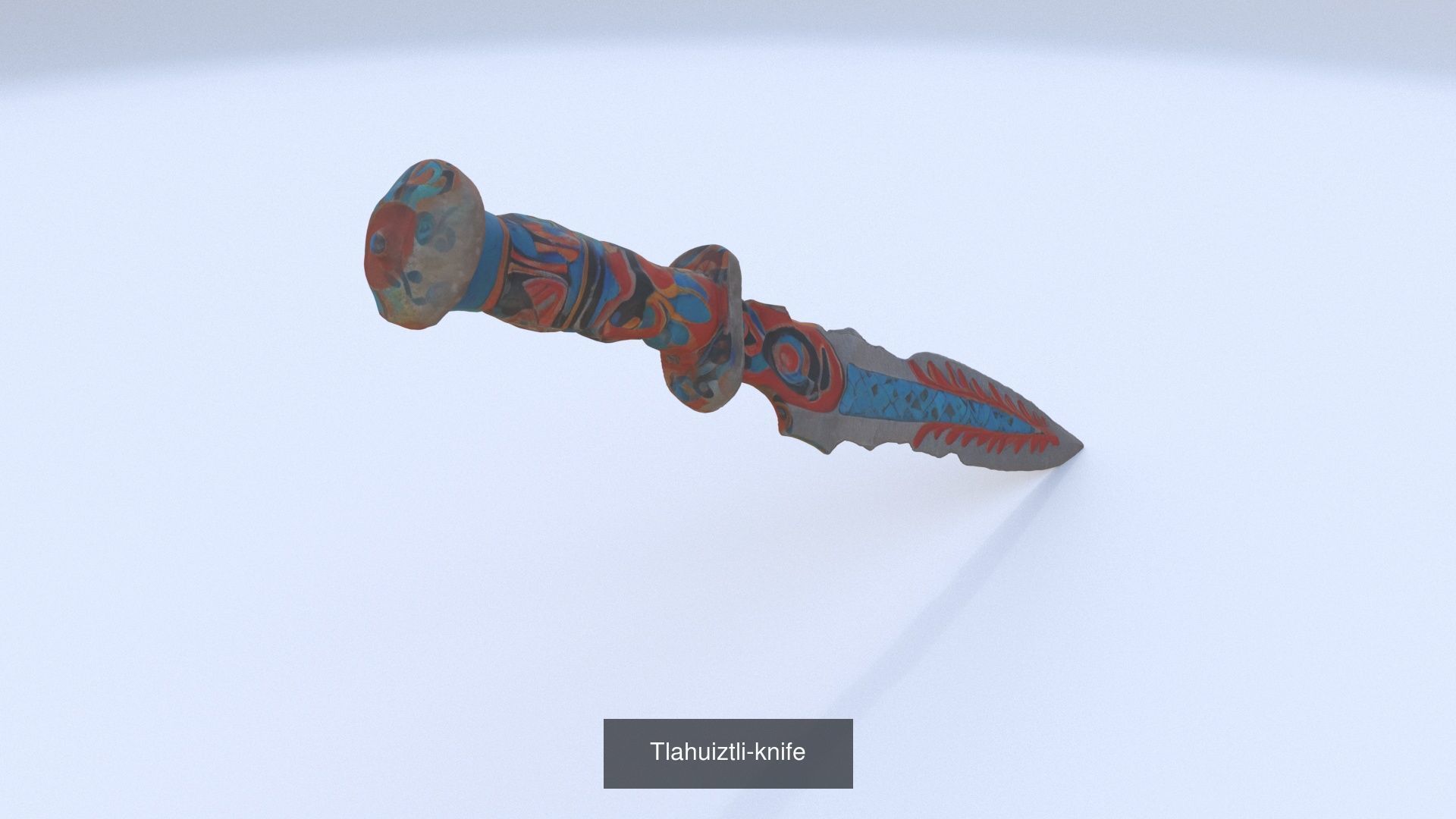 21 items of aztecmayan weapon and armor 3D Model Collection_17