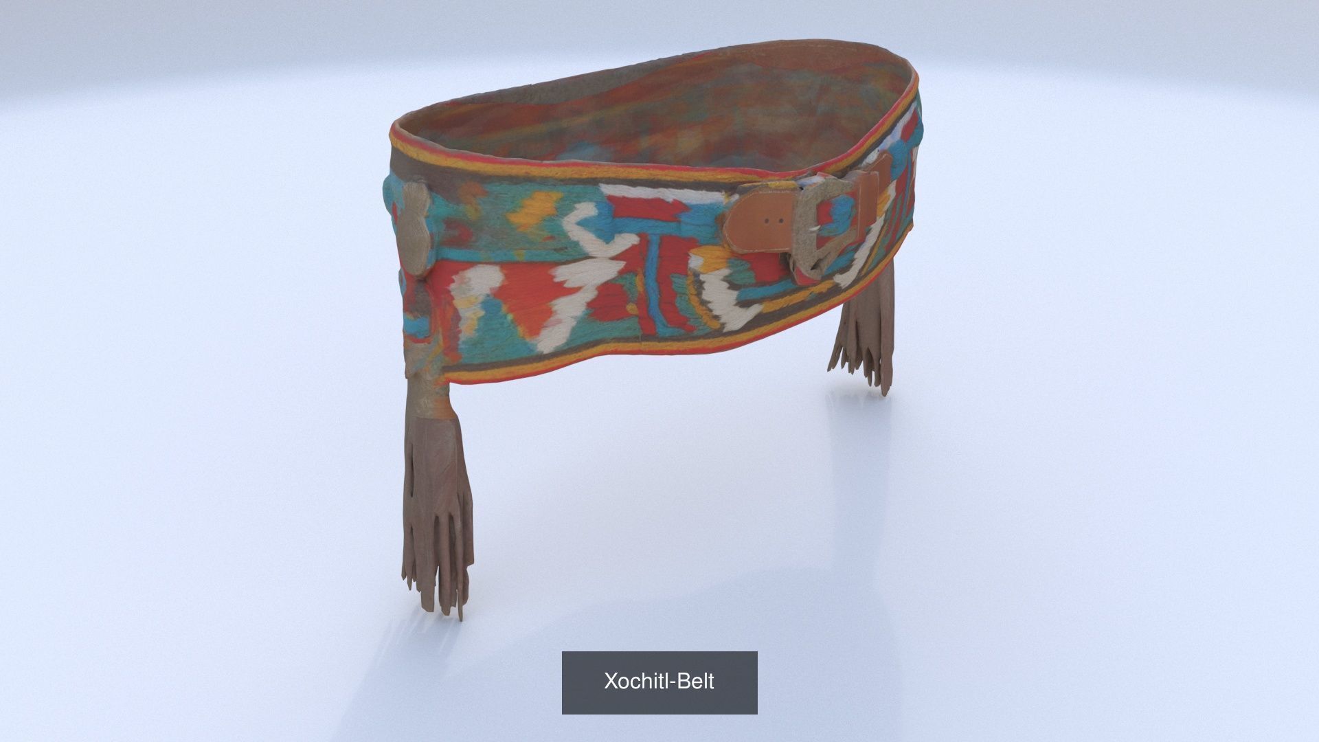 21 items of aztecmayan weapon and armor 3D Model Collection_21