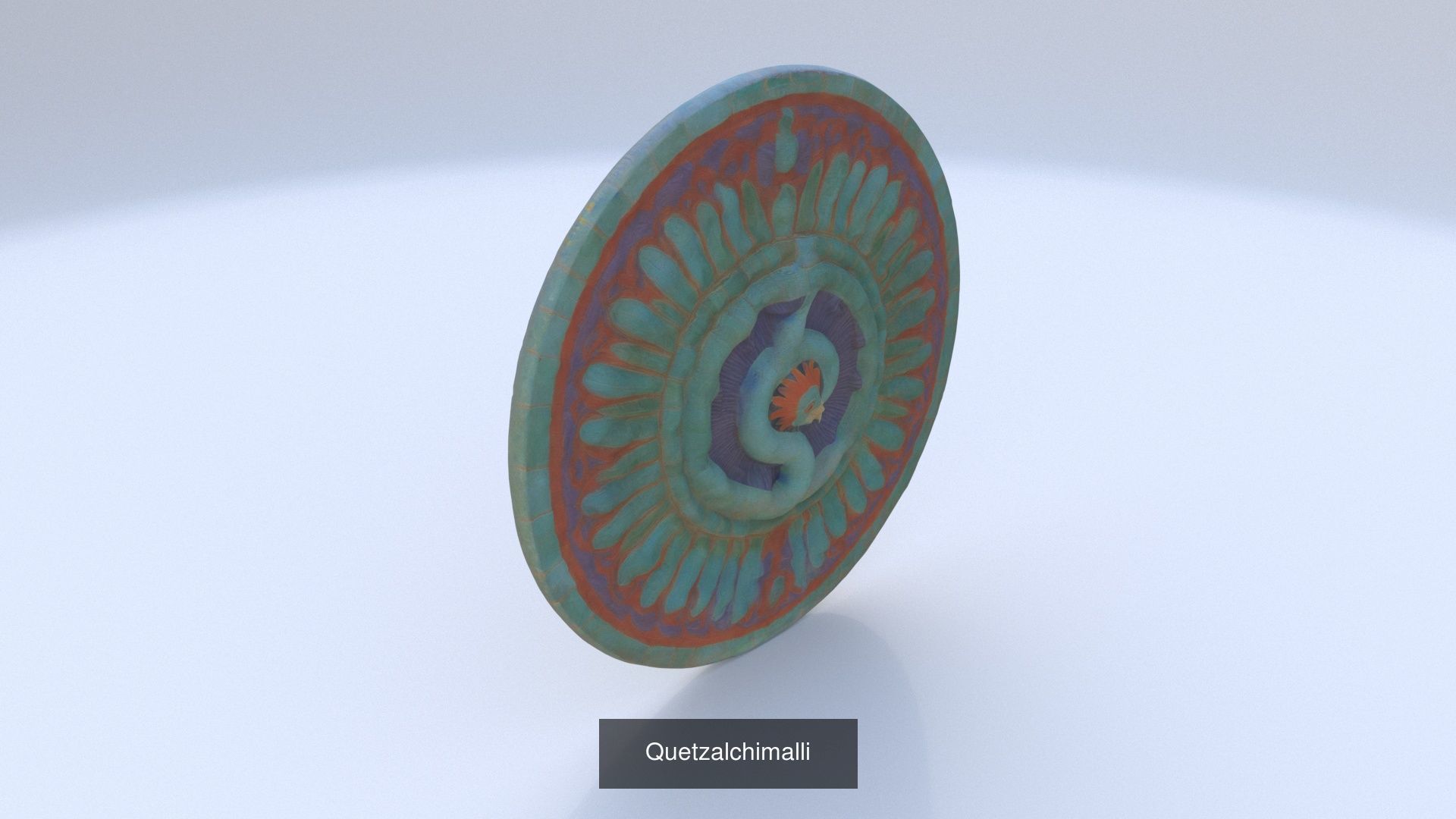 21 items of aztecmayan weapon and armor 3D Model Collection_14