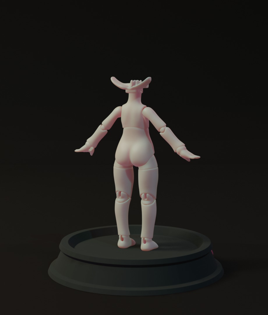 Nendoroid BJD Body 3D print model_2