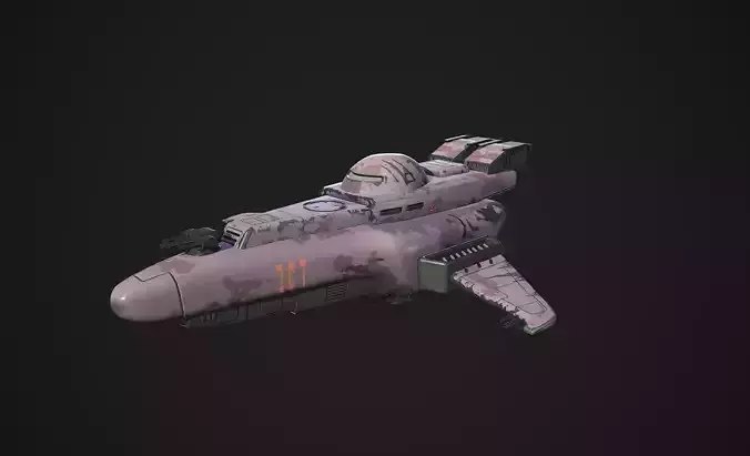 Stylized Sci-Fi Ship 