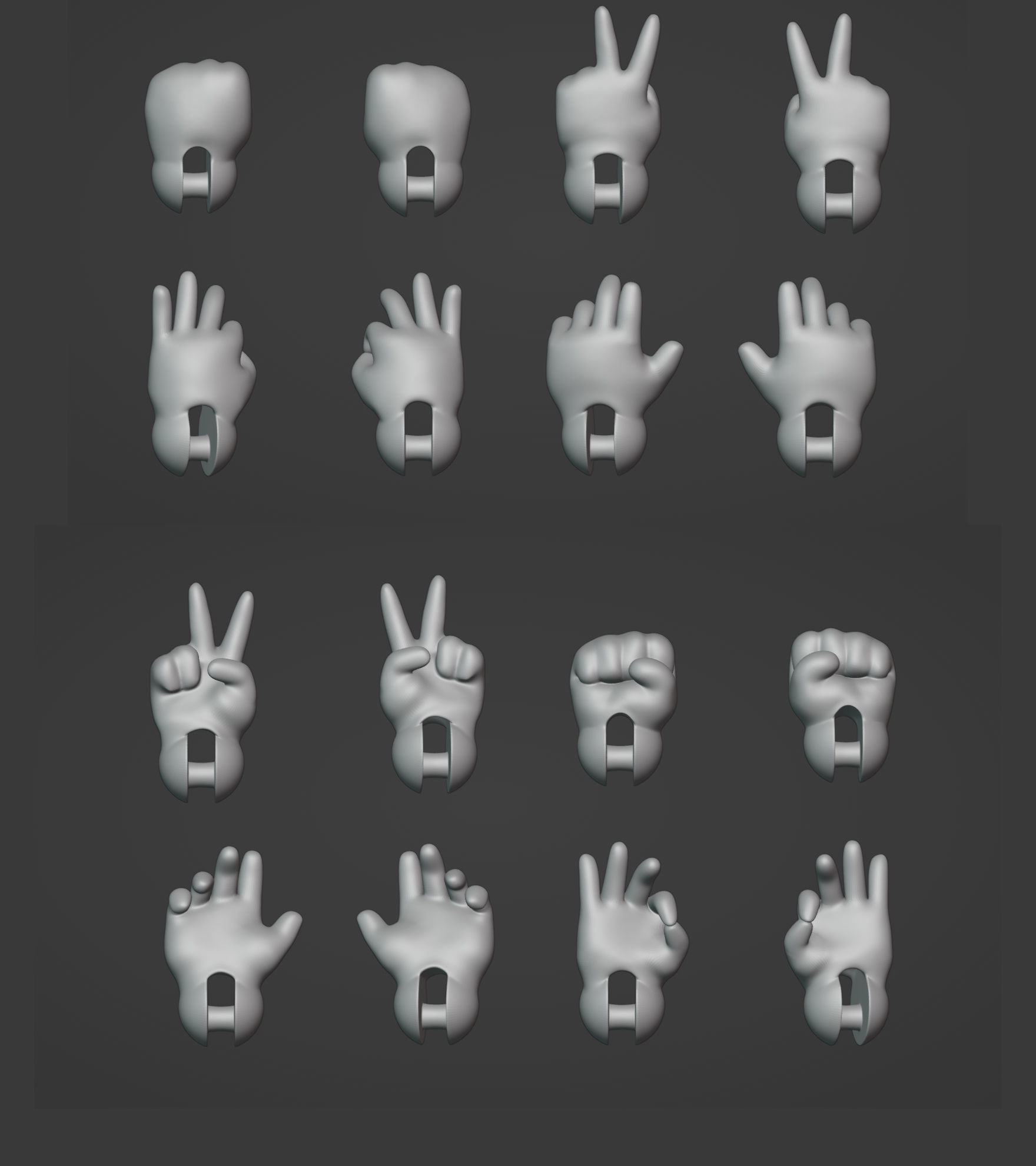 Nendoroid BJD Body and Head 3D print model_8