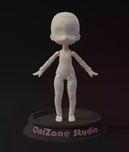 Nendoroid BJD Body and Head 3D print model