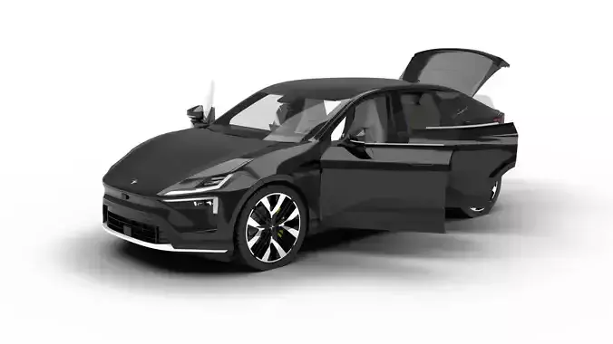 Polestar 4 2024 HQ 3d model  3D model