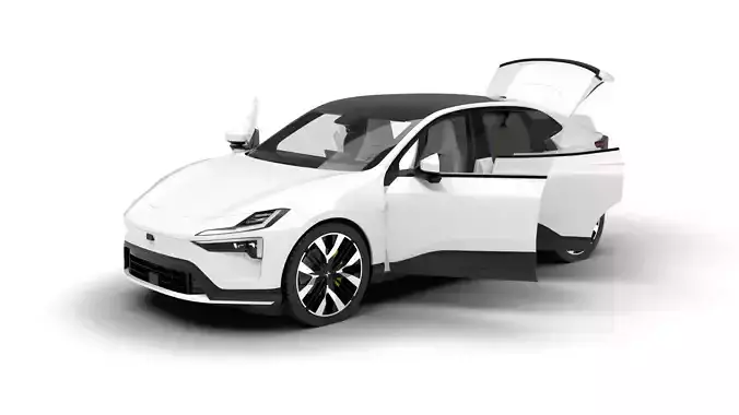 Polestar 4 2024 HQ 3d model  3D model