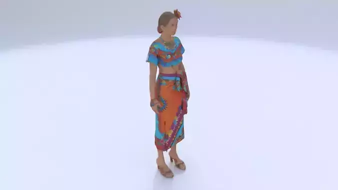 Aztec Flower Sellers Dress