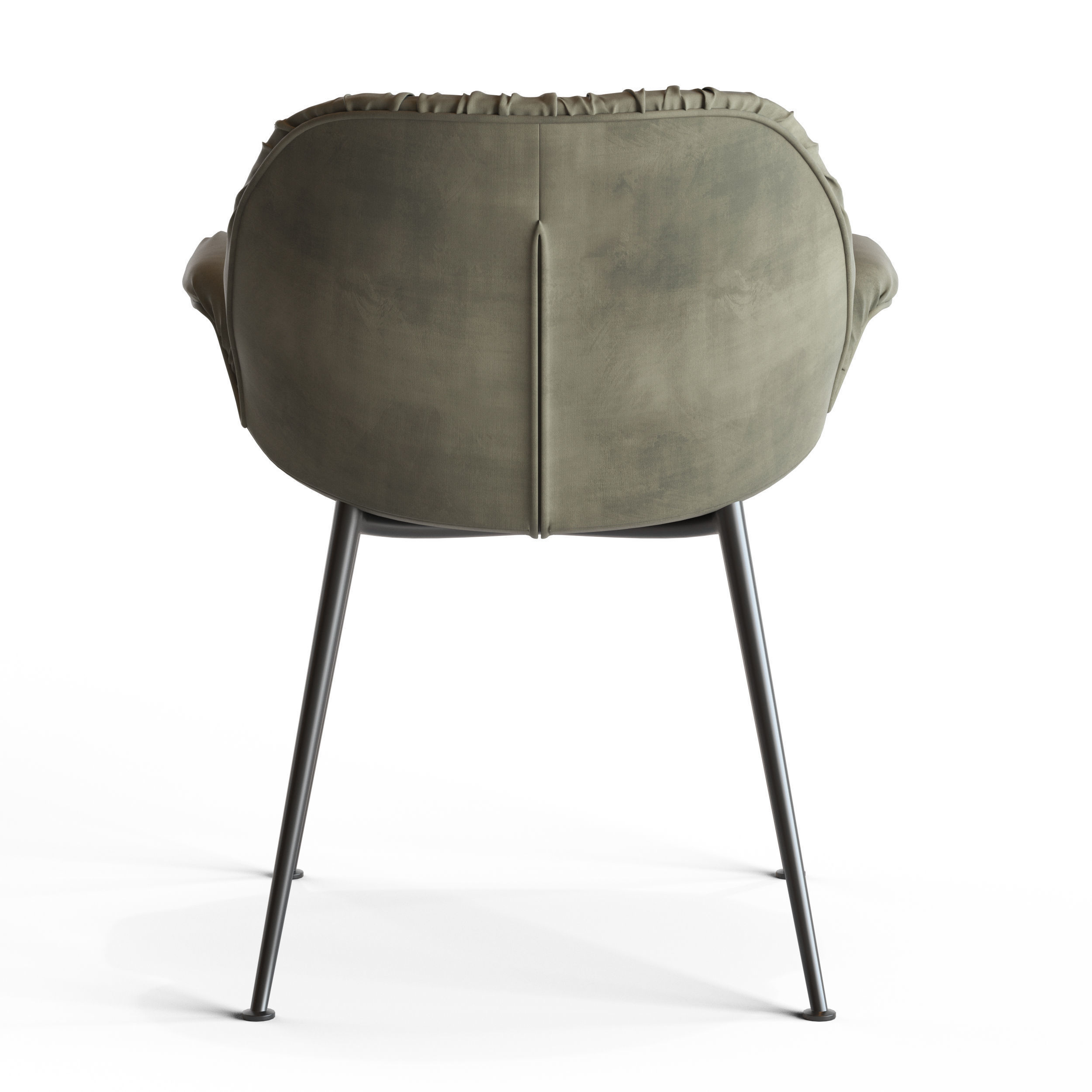 Globewest Abigail Armchair and Barnes Trestle Table 3D model_8