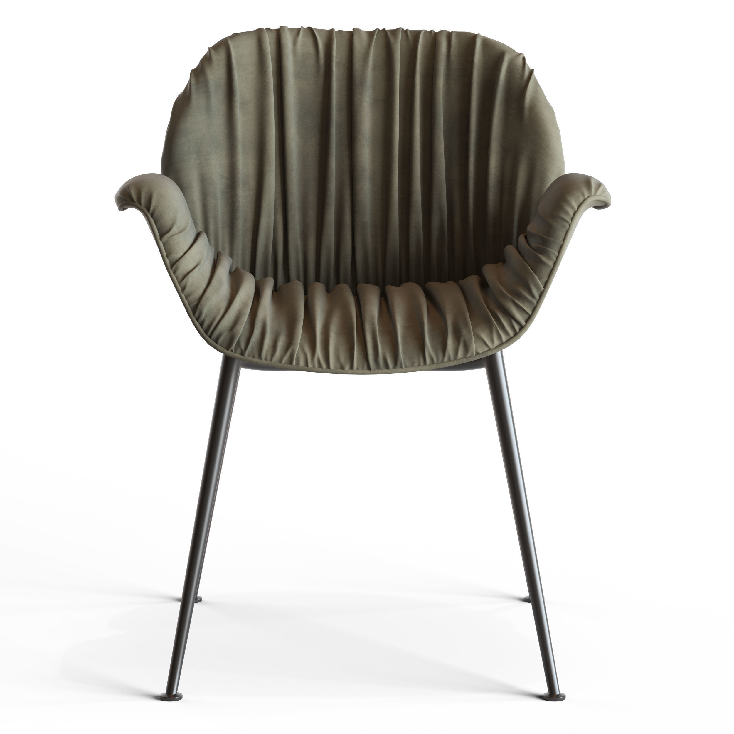 Globewest Abigail Armchair and Barnes Trestle Table 3D model_7