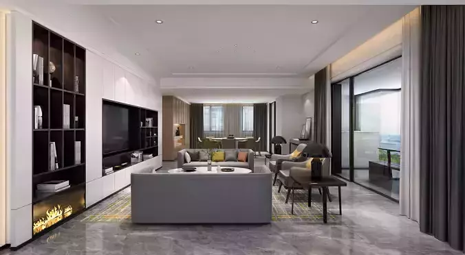 Modern apartment interior