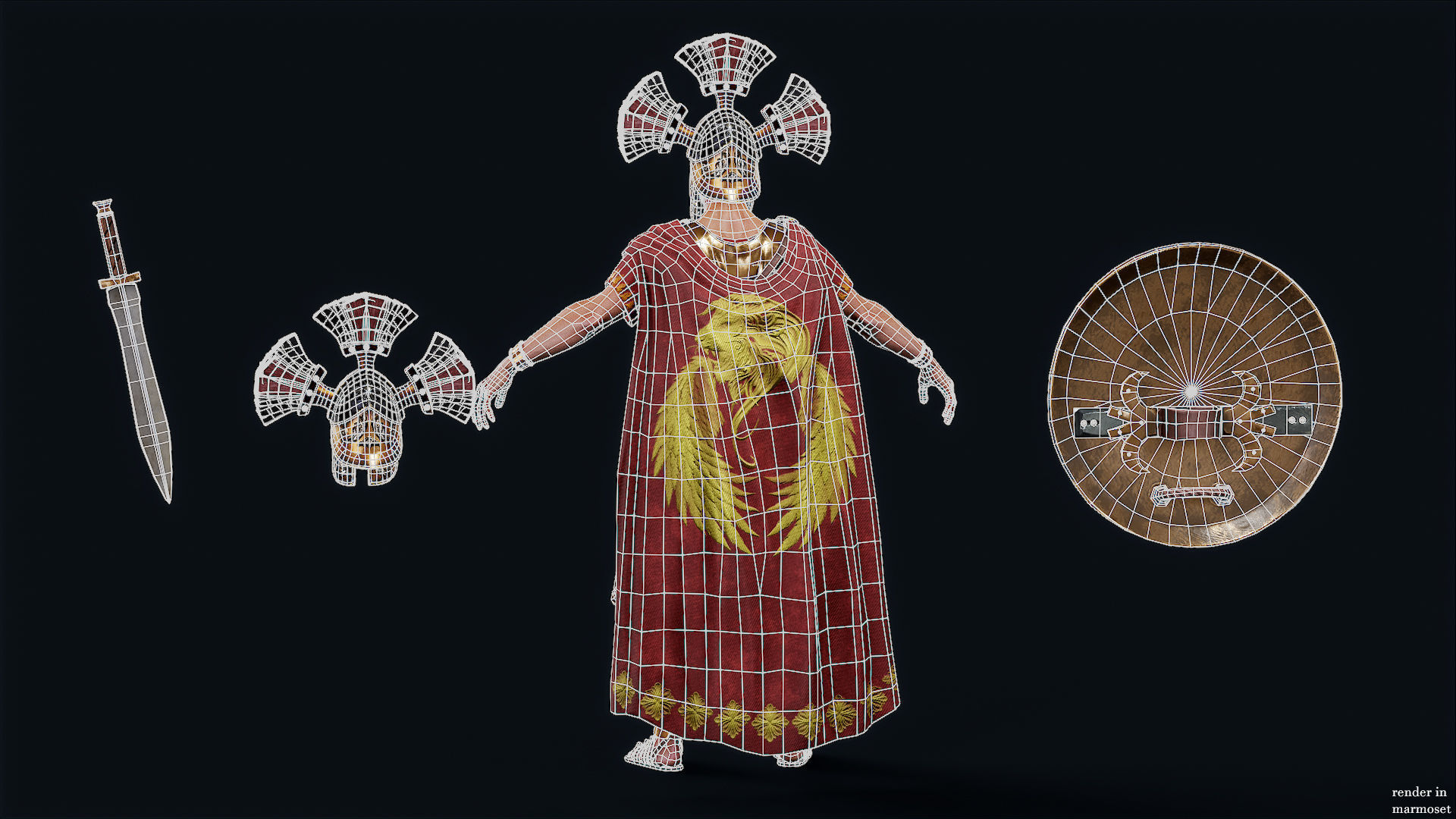 SPARTAN RGR1 Low-poly 3D model_13