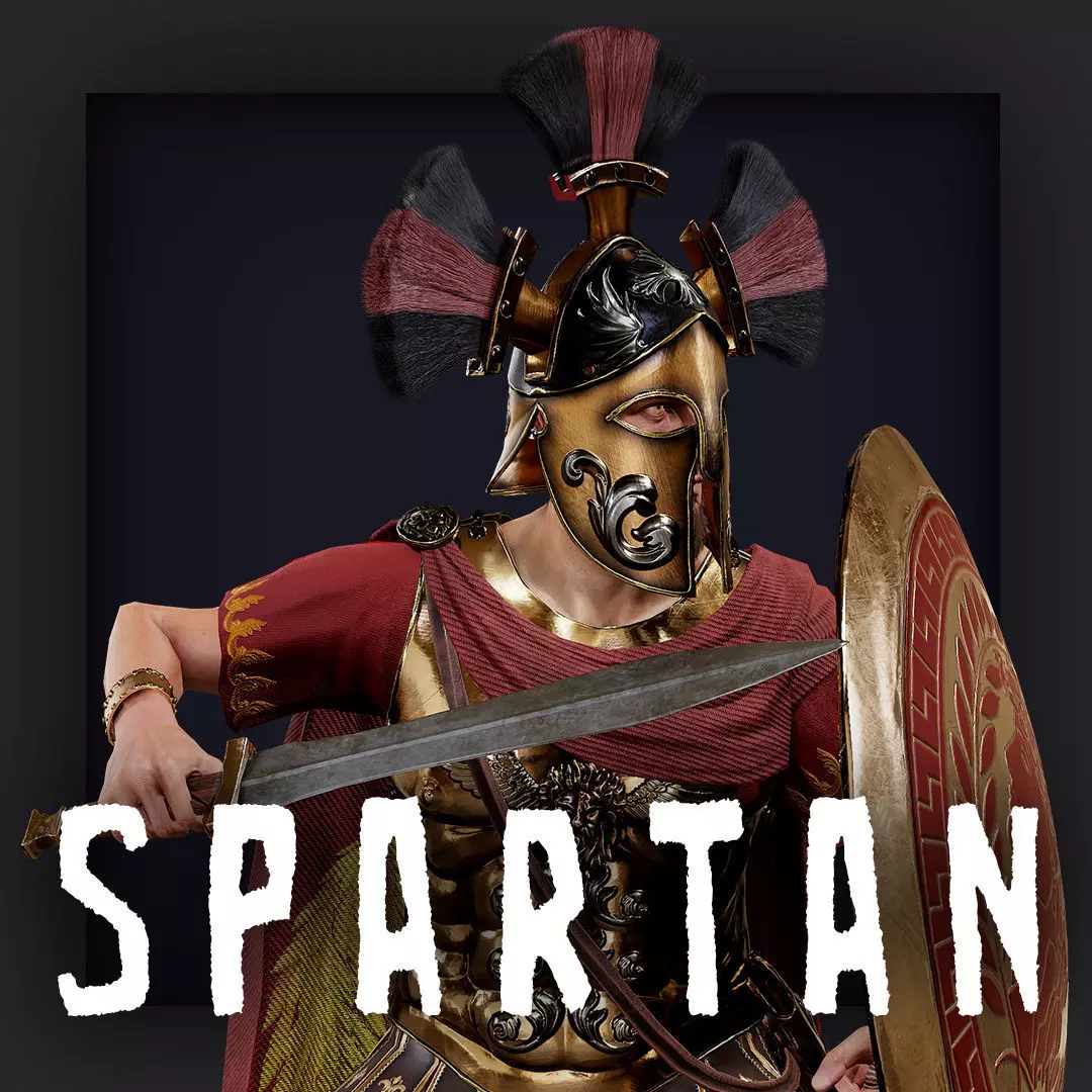 SPARTAN RGR1 Low-poly 3D model_0