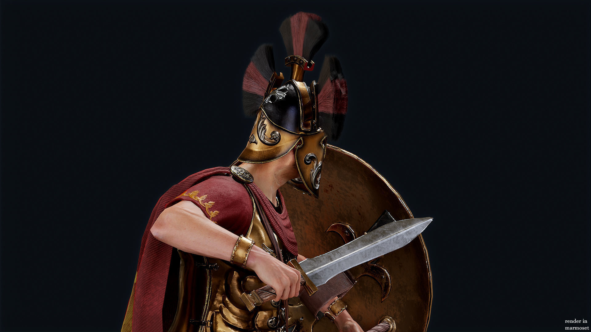 SPARTAN RGR1 Low-poly 3D model_6