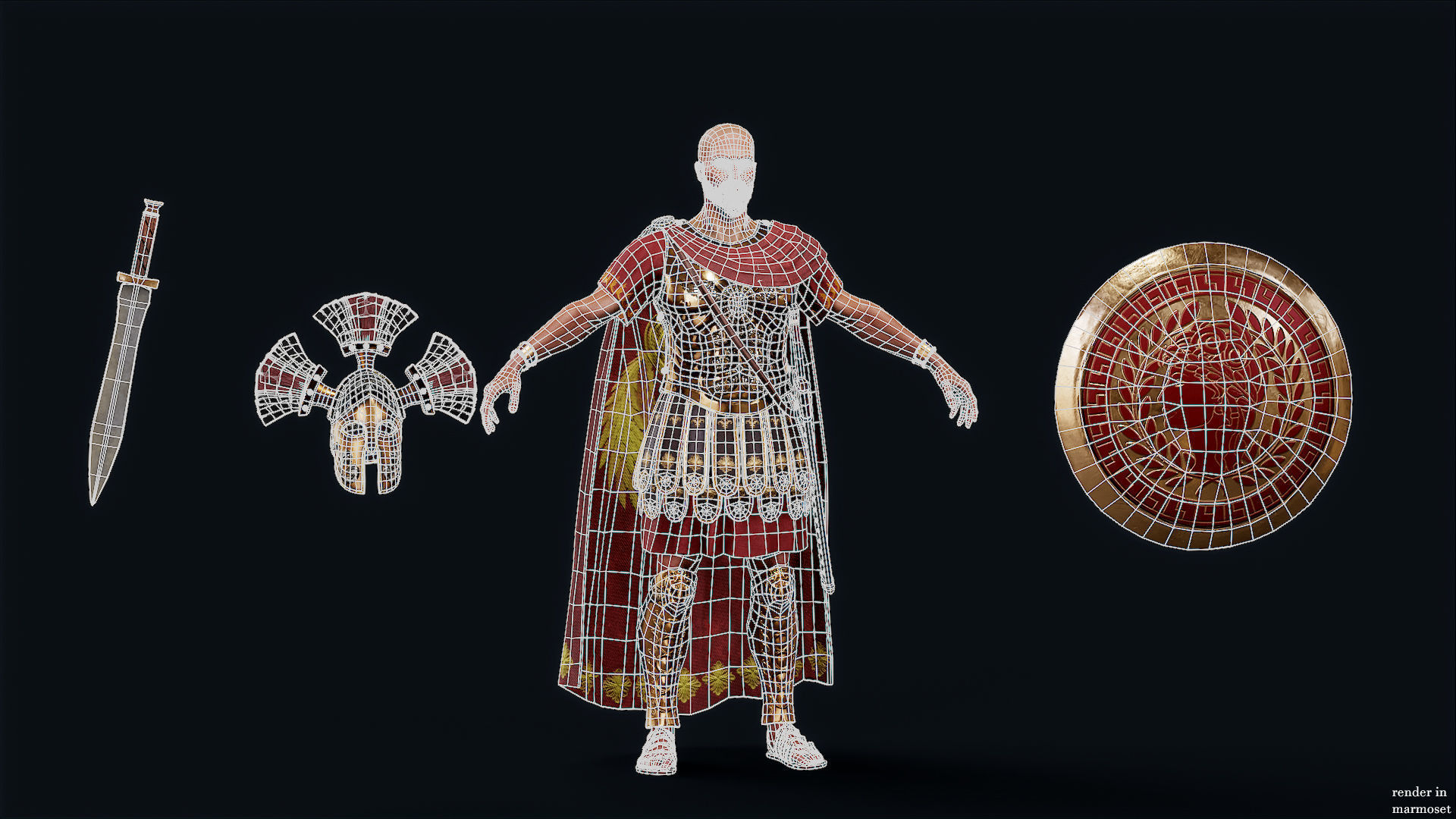 SPARTAN RGR1 Low-poly 3D model_15