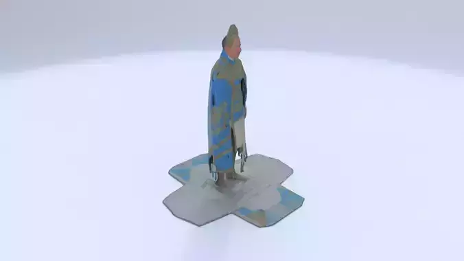 Aztec Noblemans Ensemble 3D model