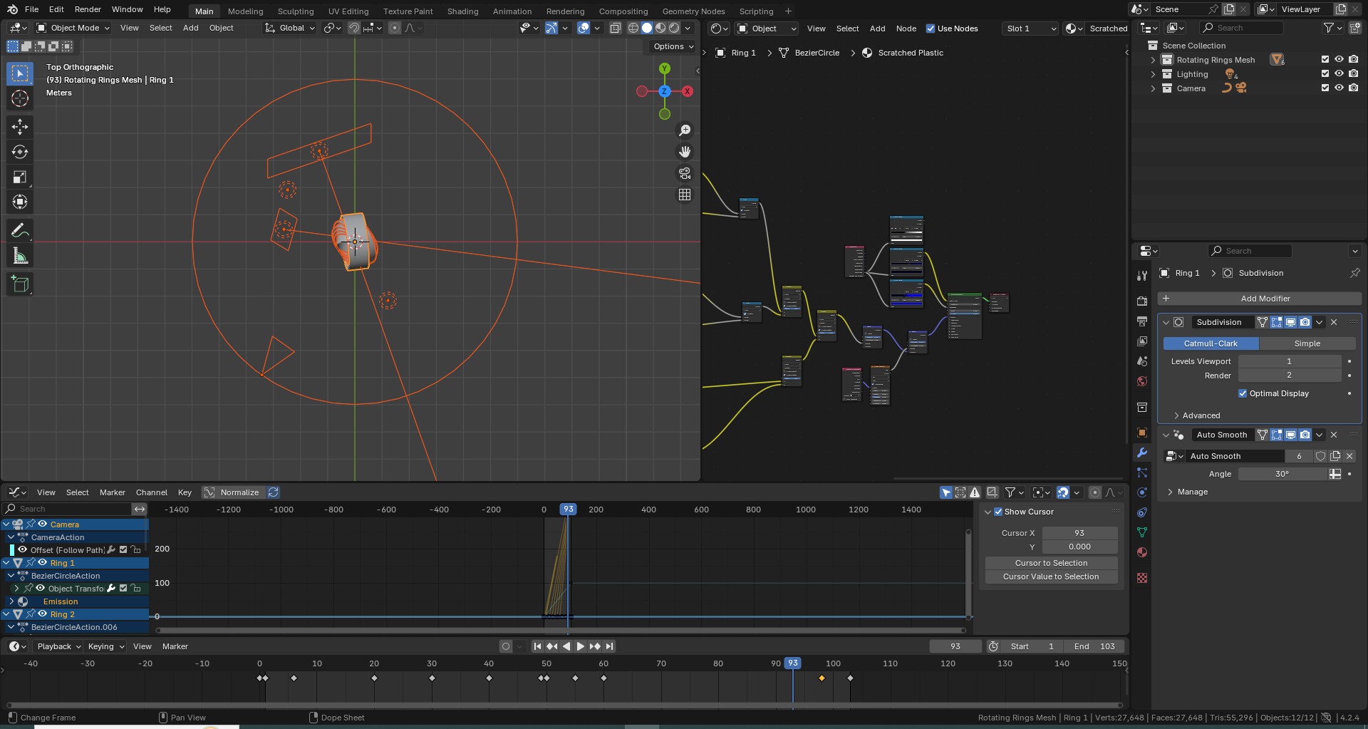Rotating Rings 3D model_2