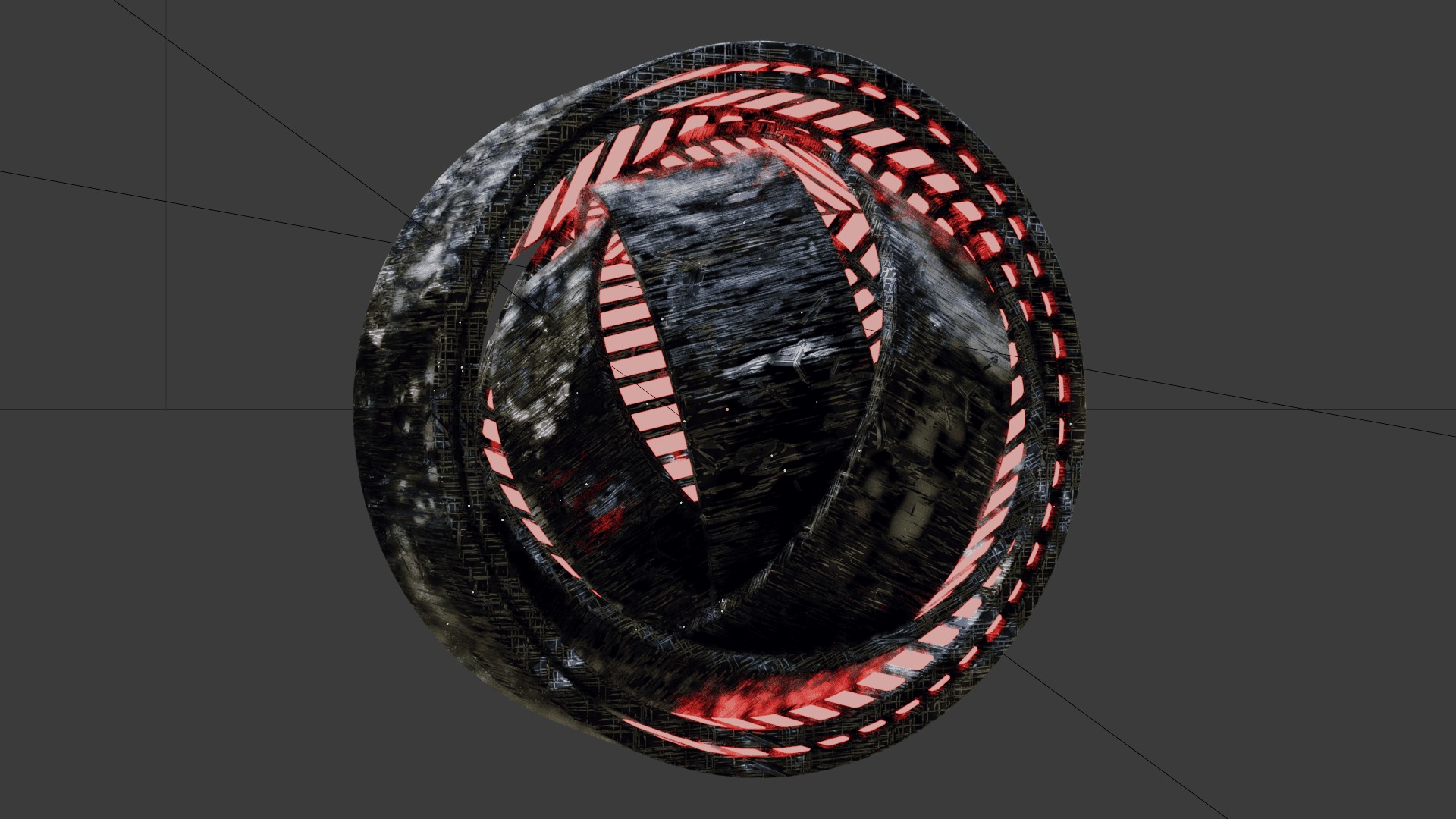 Rotating Rings 3D model_3