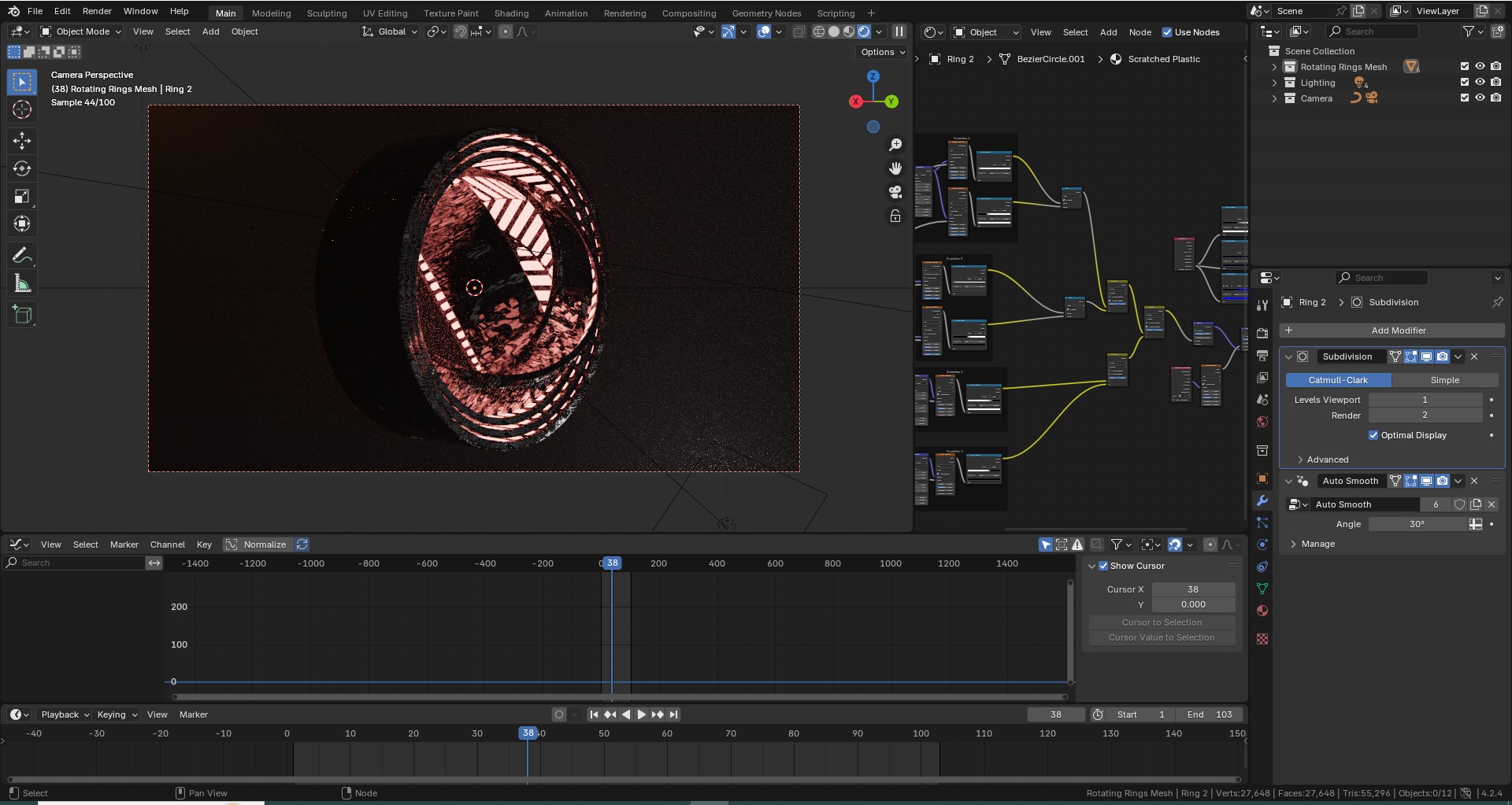 Rotating Rings 3D model_9
