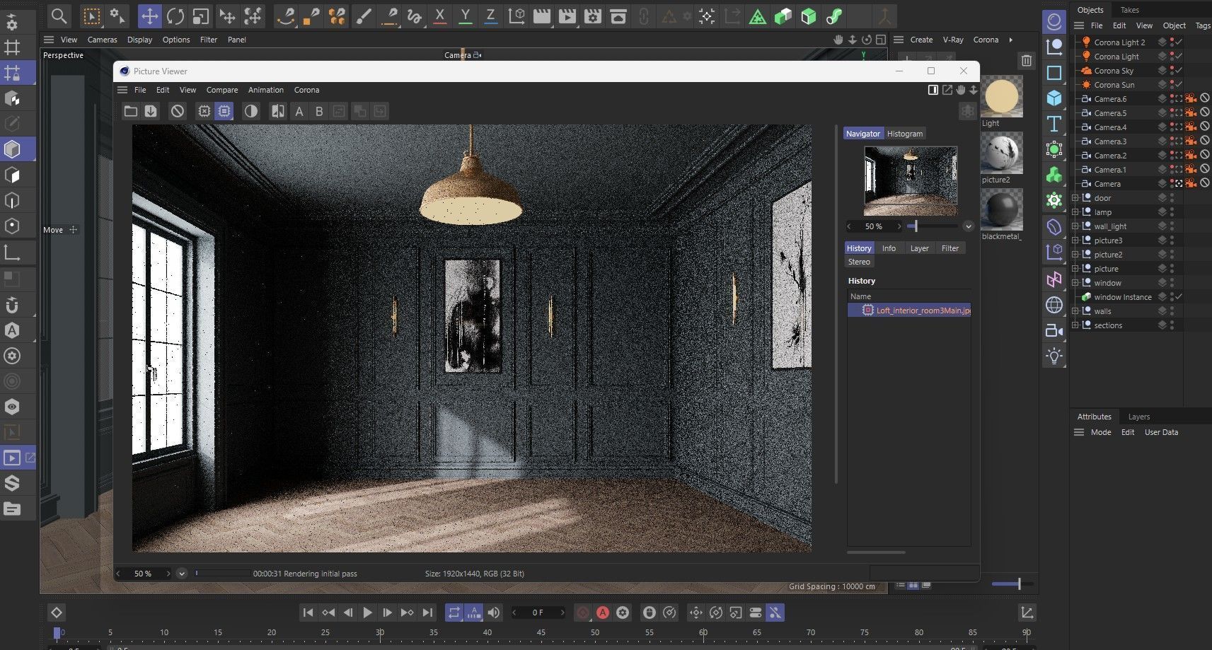 Loft Base Room interior 3 3D model_14