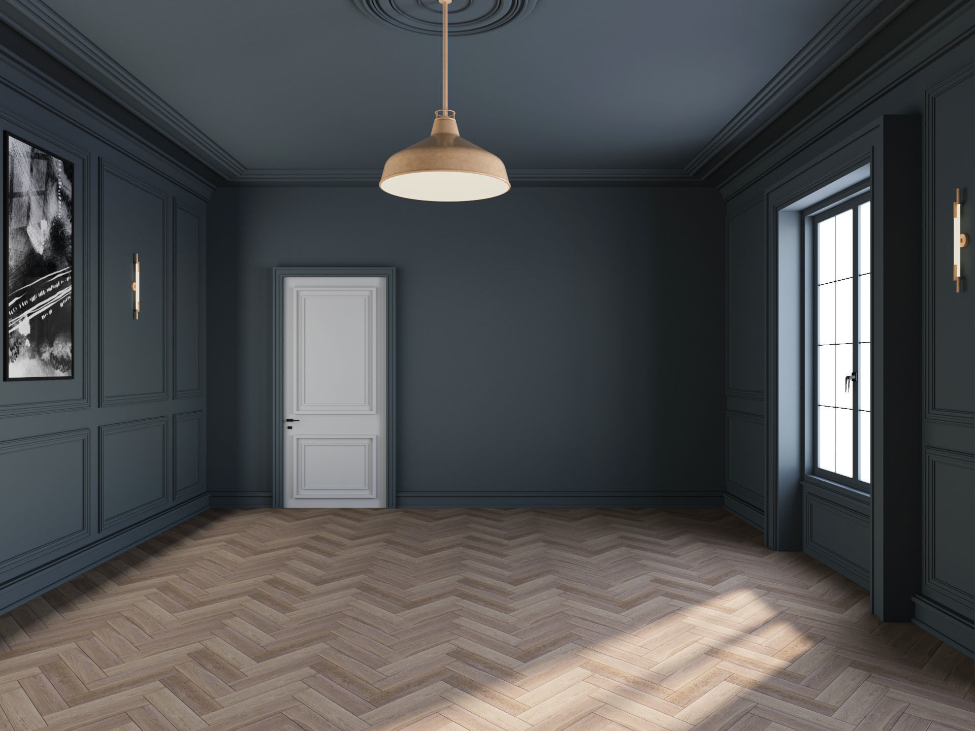Loft Base Room interior 3 3D model_4