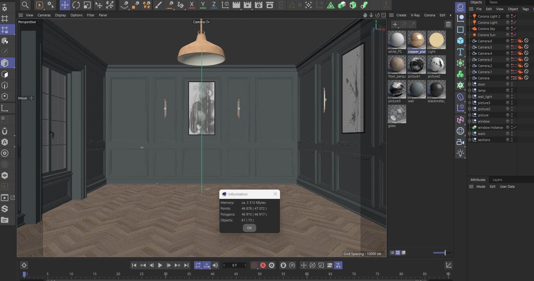 Loft Base Room interior 3 3D model_15