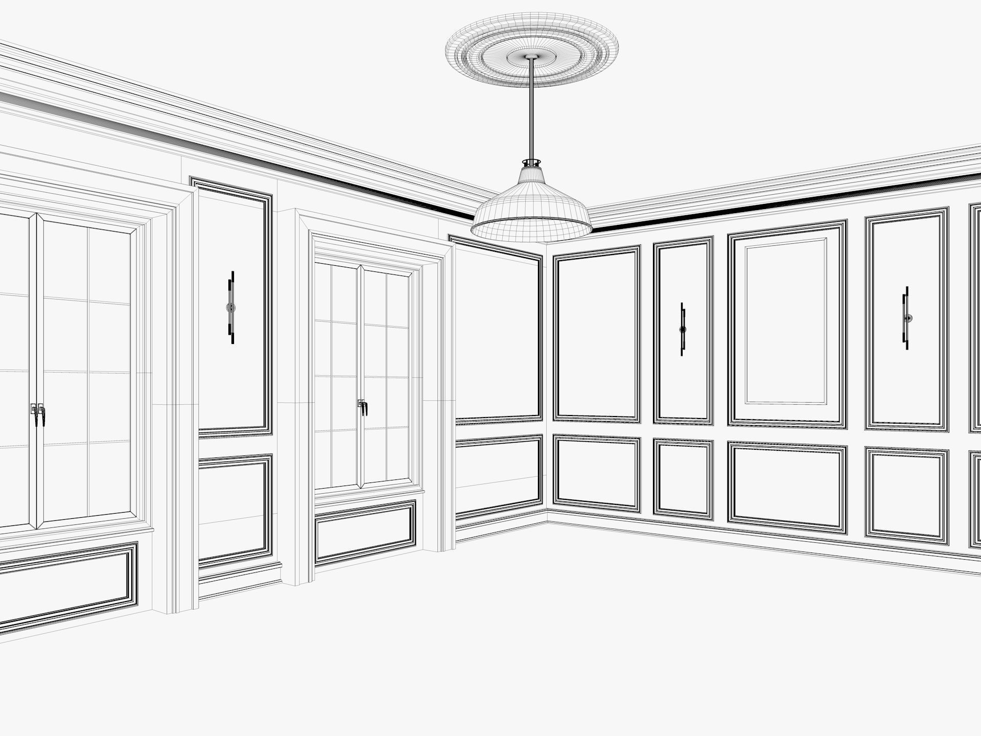 Loft Base Room interior 3 3D model_9