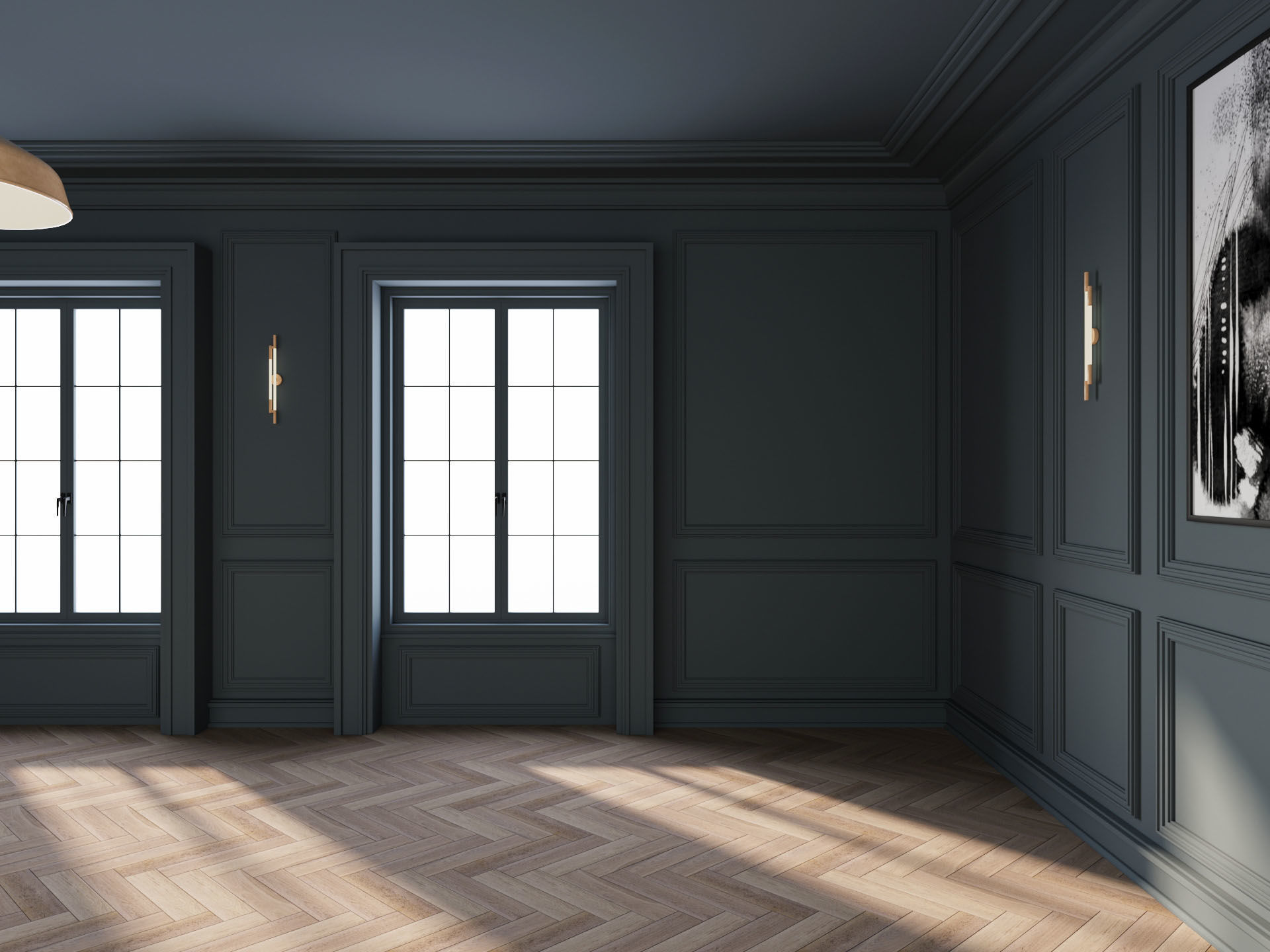 Loft Base Room interior 3 3D model_6