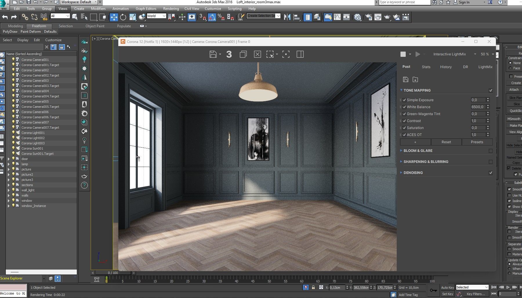 Loft Base Room interior 3 3D model_16