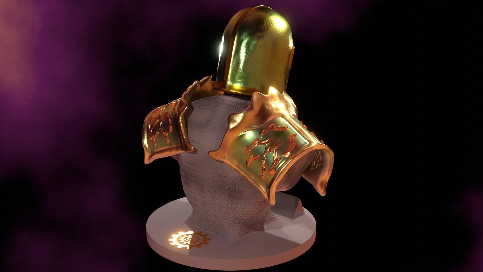 Human Bust 3D modell 3D model_7