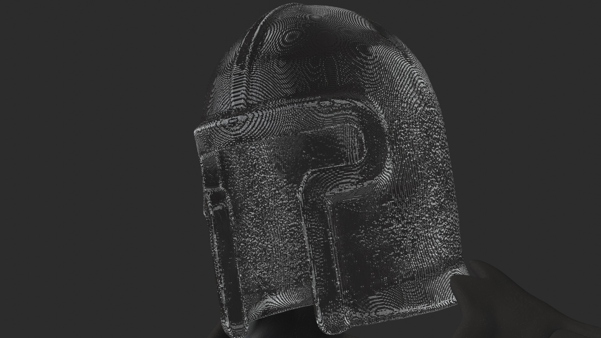 Human Bust 3D modell 3D model_9