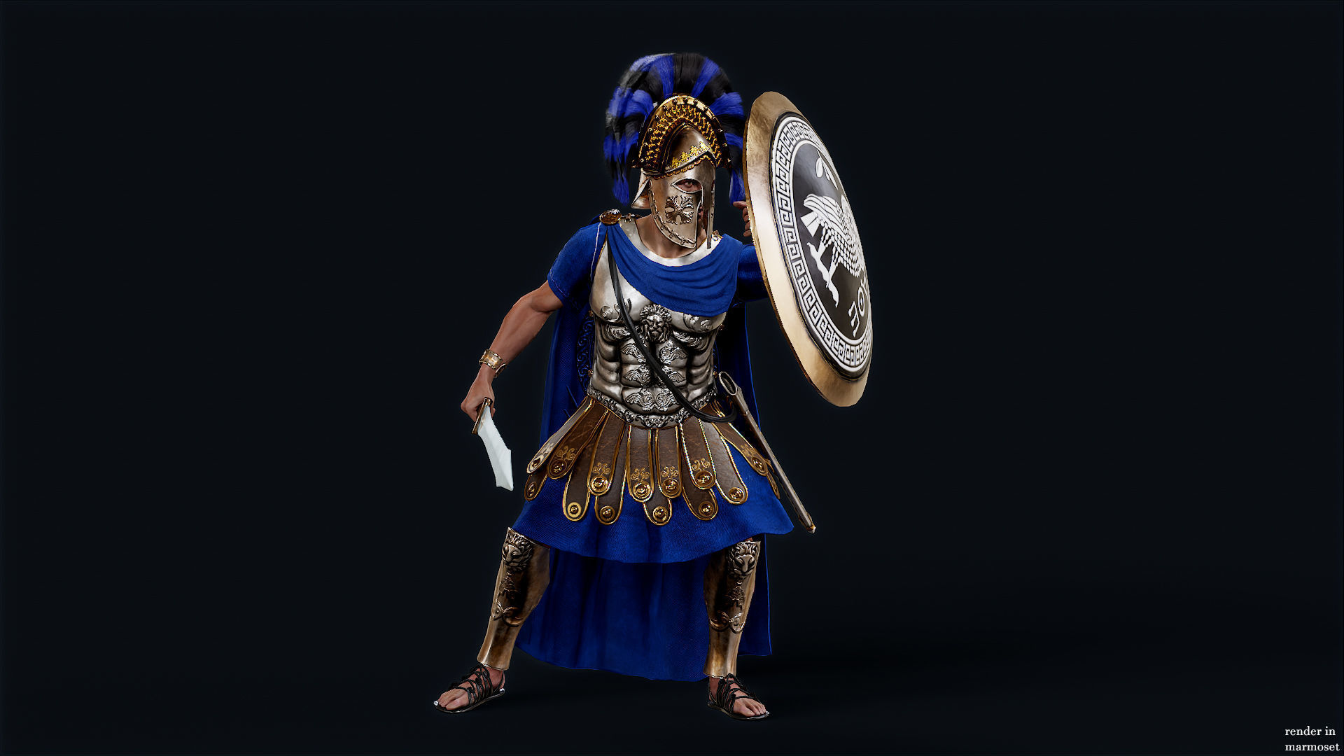 SPARTAN RGR3 Low-poly 3D model_5