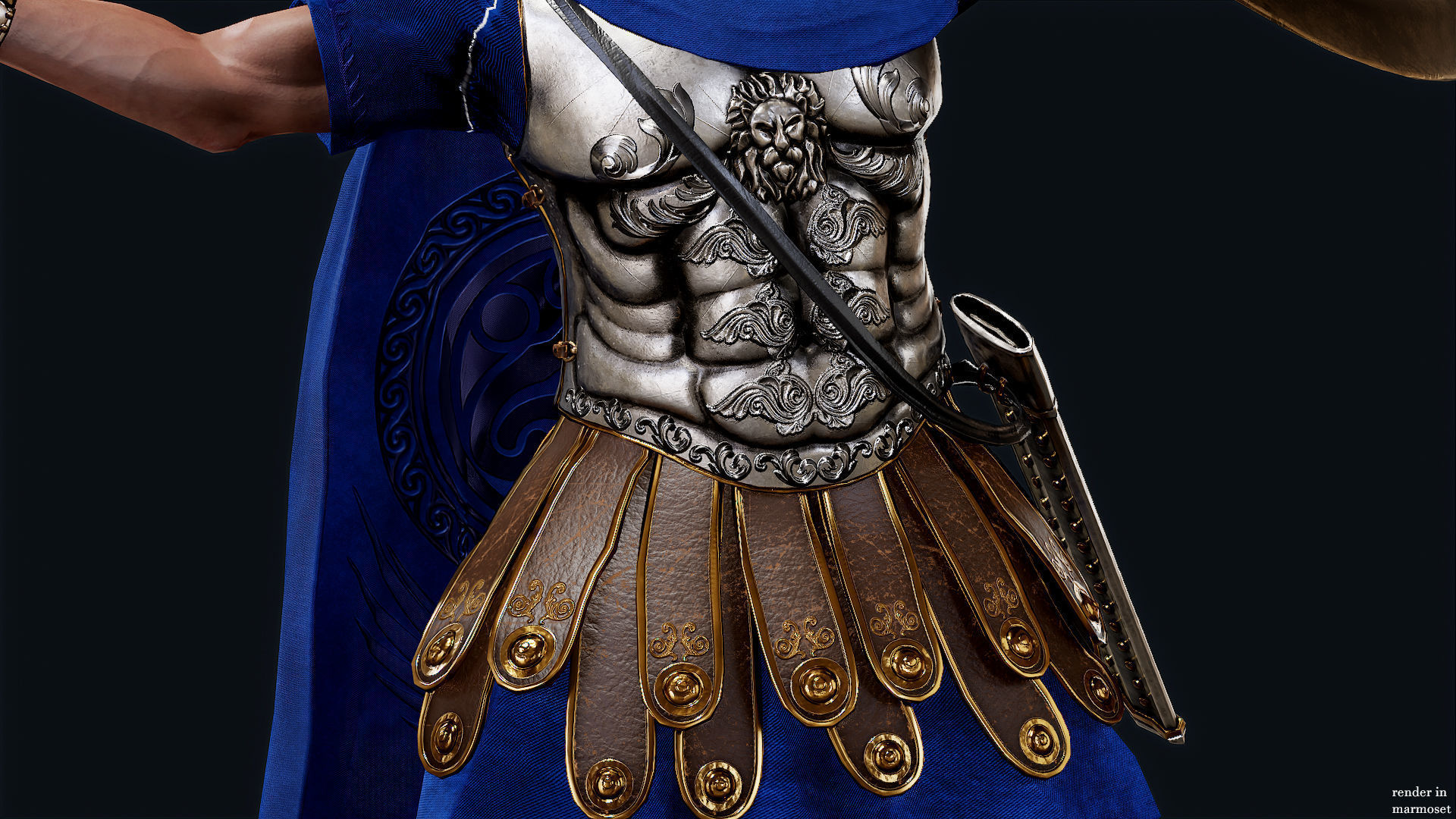 SPARTAN RGR3 Low-poly 3D model_8