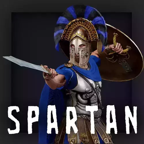 SPARTAN RGR3 Low-poly 3D model