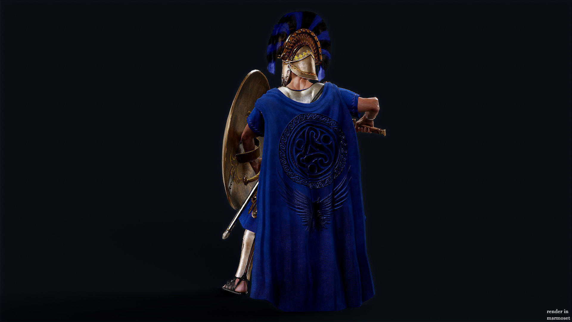 SPARTAN RGR3 Low-poly 3D model_4