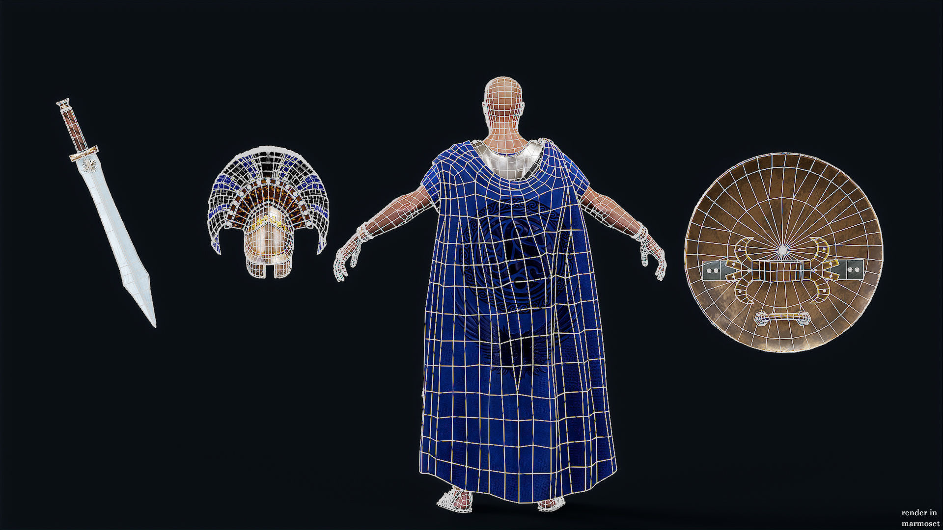 SPARTAN RGR3 Low-poly 3D model_16