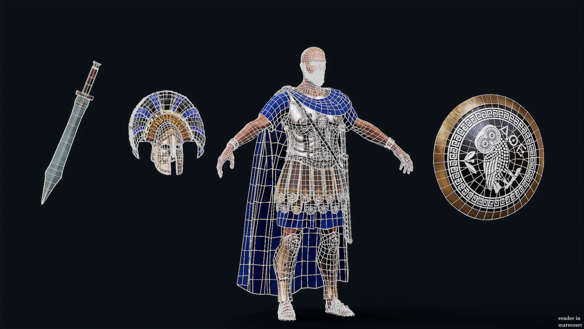 SPARTAN RGR3 Low-poly 3D model_13