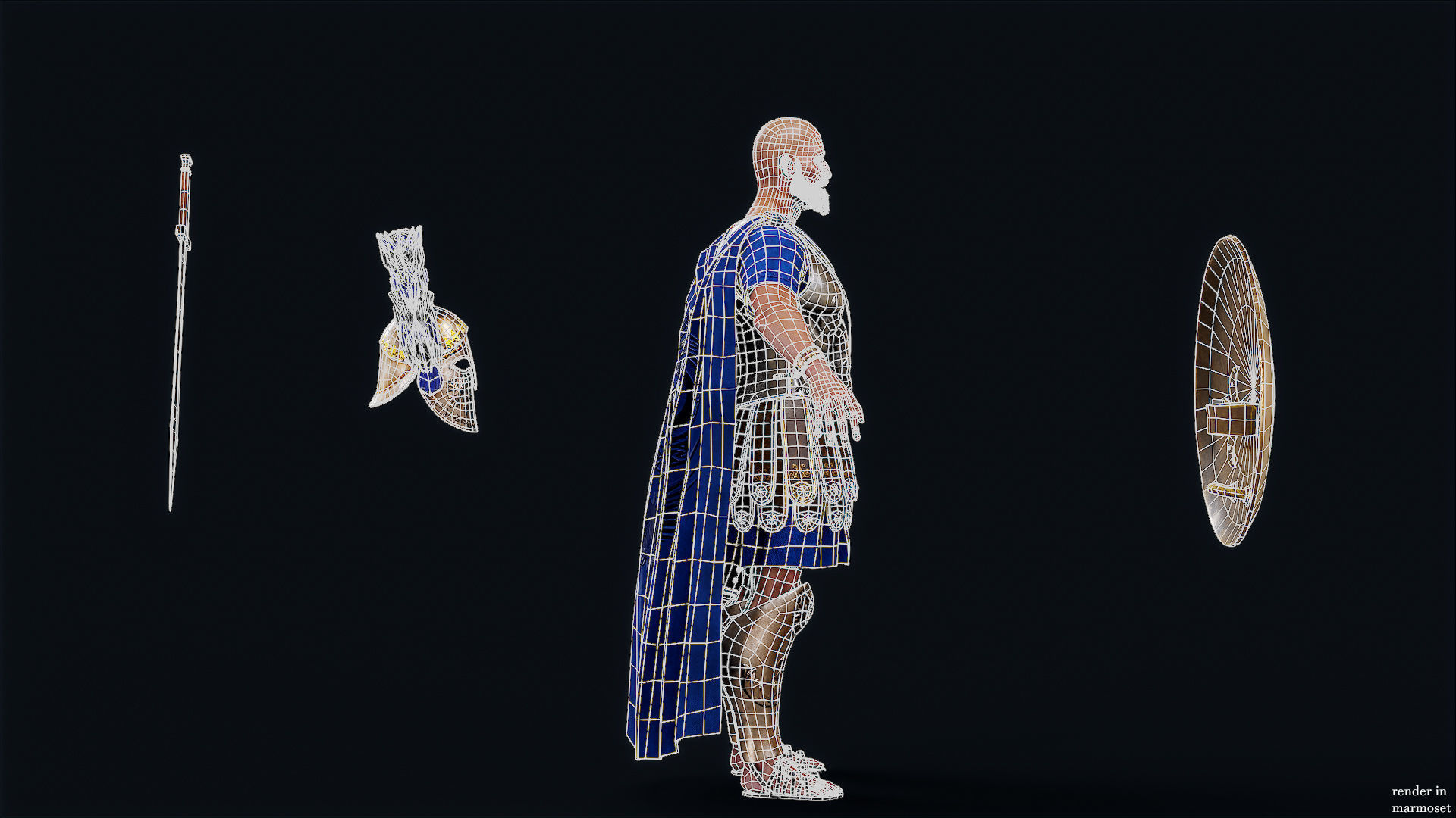 SPARTAN RGR3 Low-poly 3D model_14