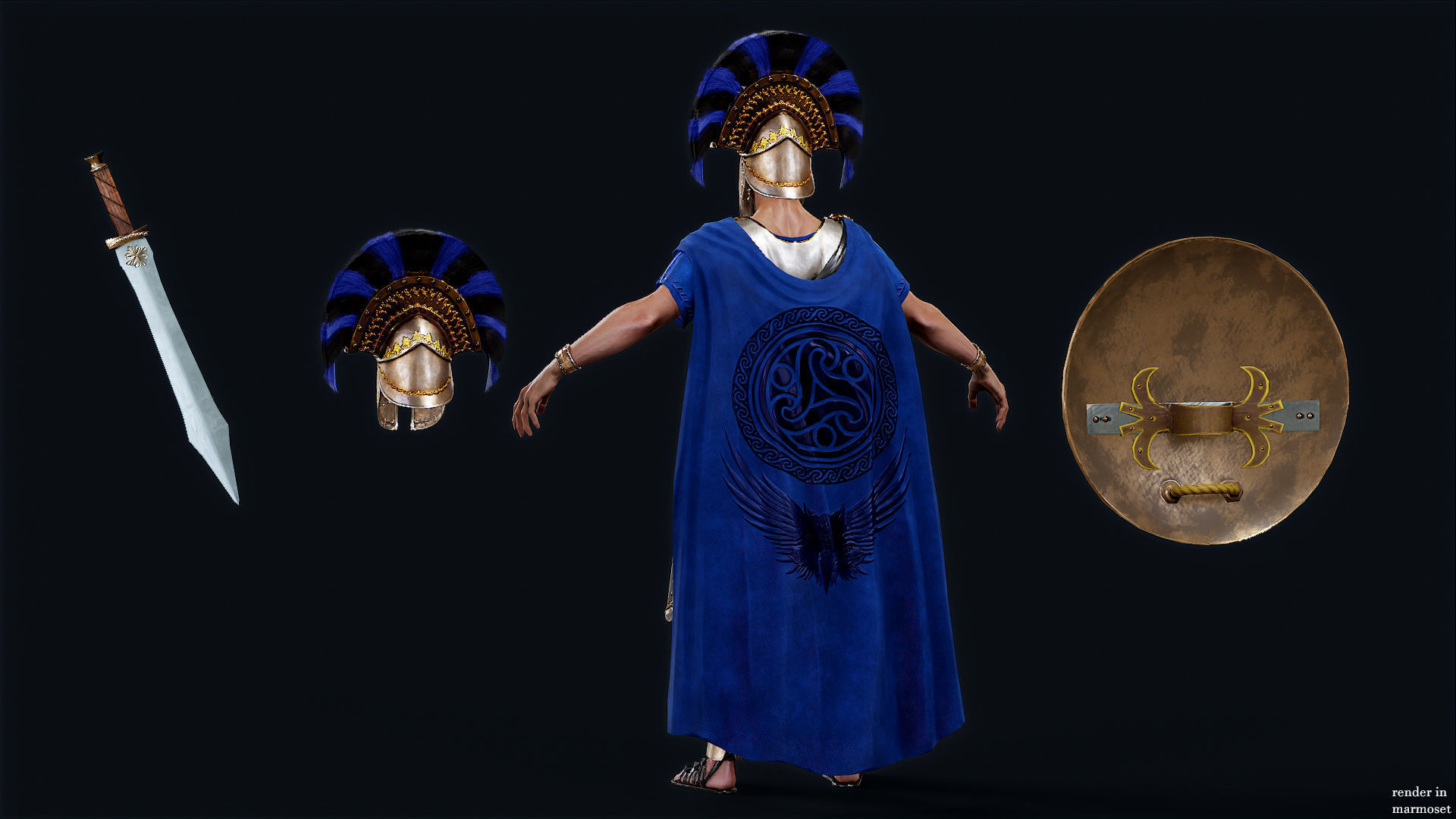 SPARTAN RGR3 Low-poly 3D model_12