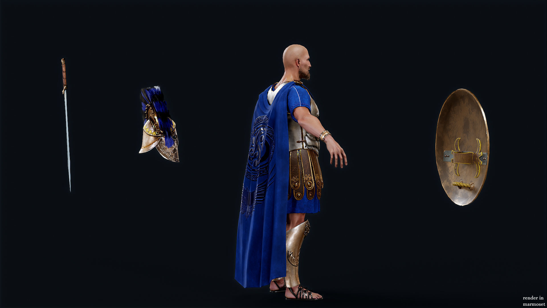 SPARTAN RGR3 Low-poly 3D model_11